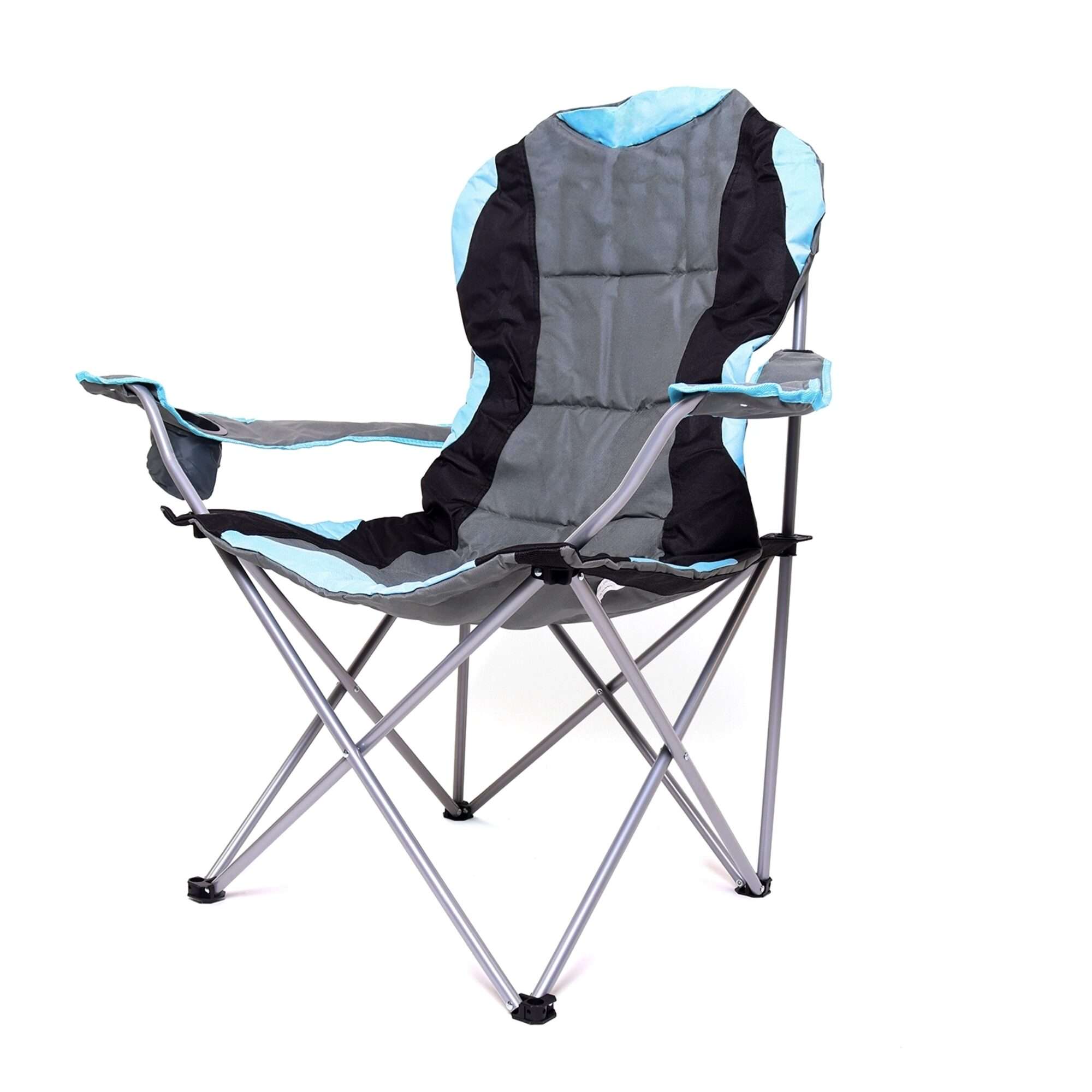 Image du produit : Set di 2 sedie da campeggio con portabottiglie sul bracciolo