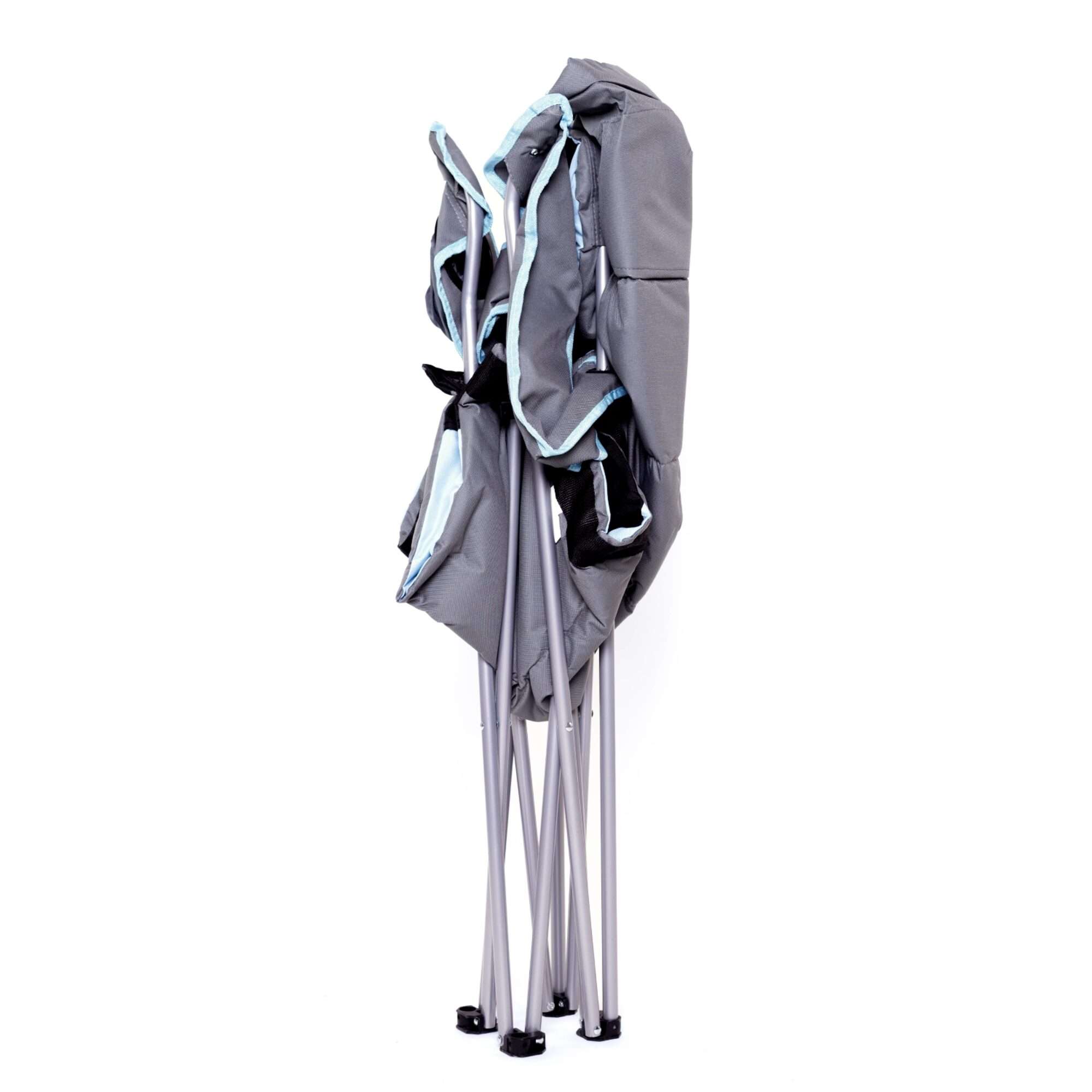 Image du produit : Set di 2 sedie da campeggio con portabottiglie sul bracciolo