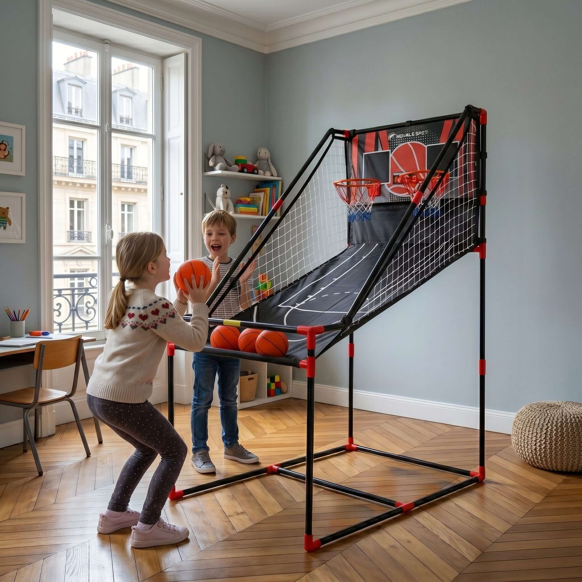 Image du produit : Arcade di pallacanestro a doppio tiro