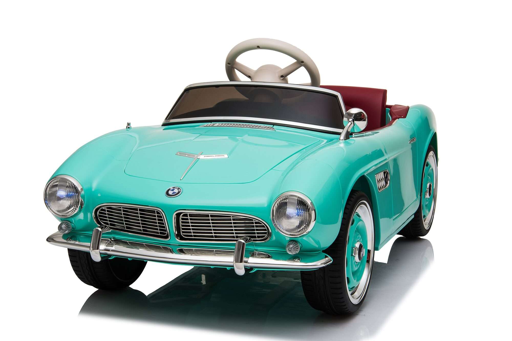 Image du produit : BMW 507 Auto elettrica ufficiale per bambini - Verde menta (da 3 a 8 anni)