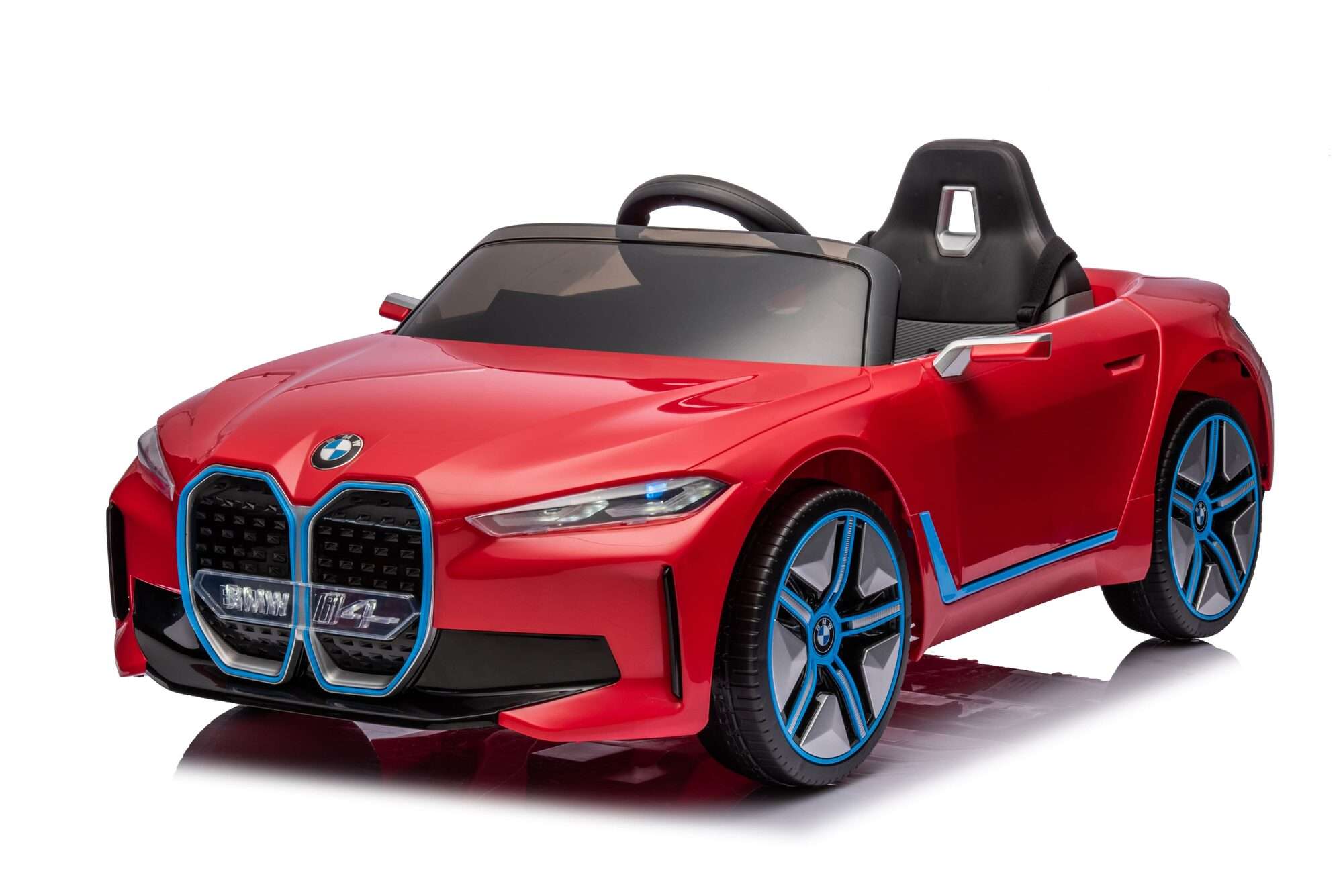 Image du produit : Auto elettrica ufficiale BMW i4 per bambini - Rosso metallizzato (da 3 a 8 anni)