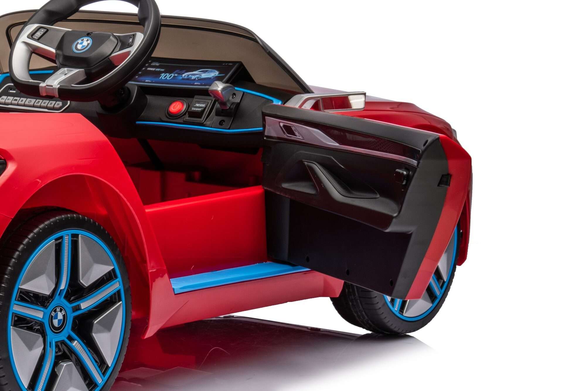 Image du produit : Auto elettrica ufficiale BMW i4 per bambini - Rosso metallizzato (da 3 a 8 anni)