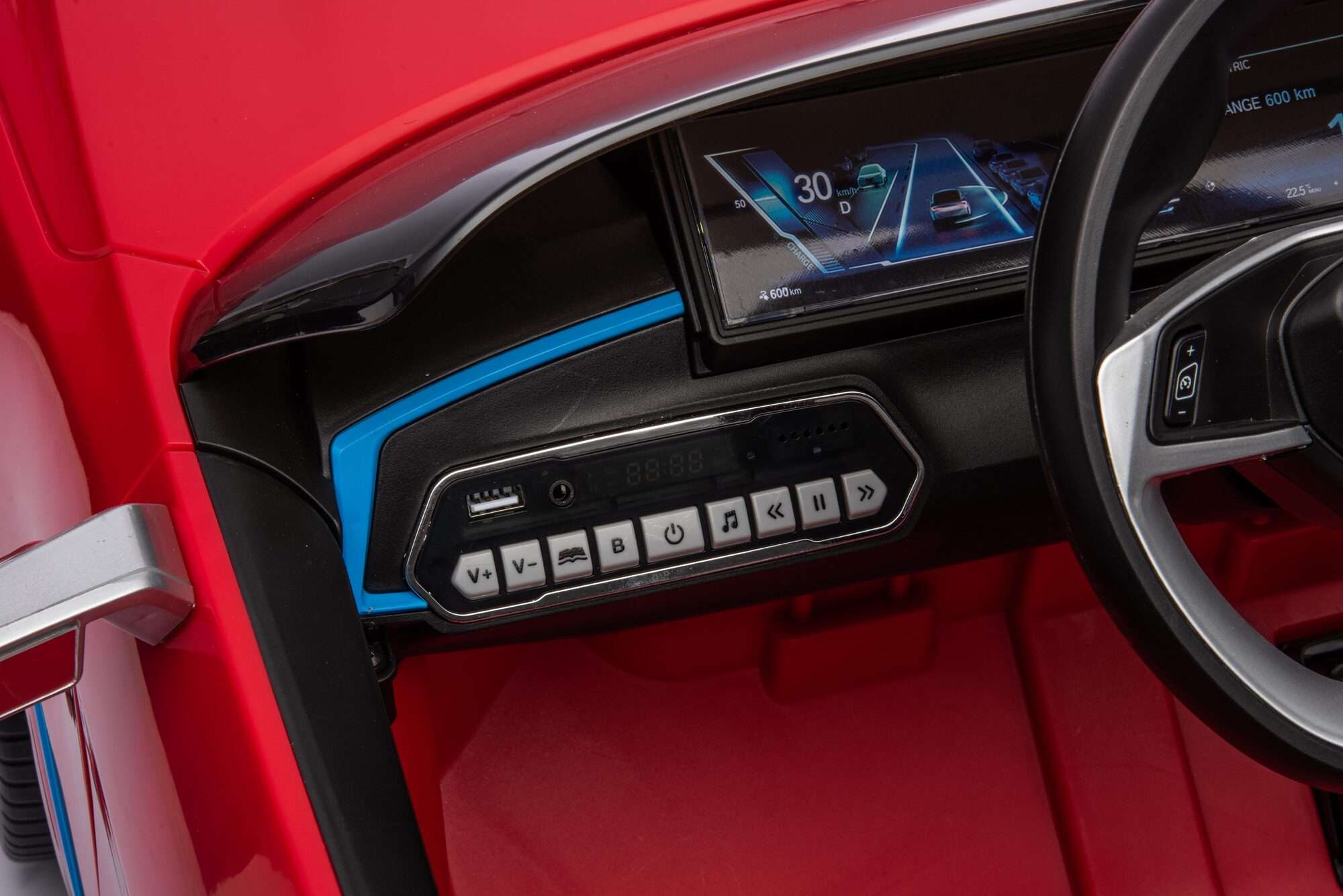 Image du produit : Auto elettrica ufficiale BMW i4 per bambini - Rosso metallizzato (da 3 a 8 anni)