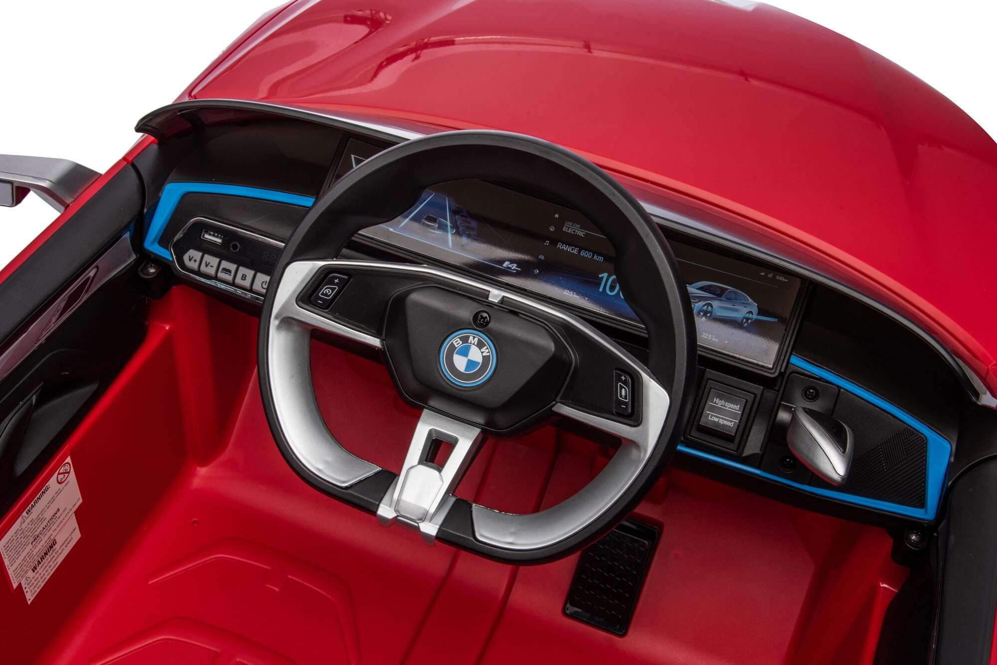Image du produit : Auto elettrica ufficiale BMW i4 per bambini - Rosso metallizzato (da 3 a 8 anni)