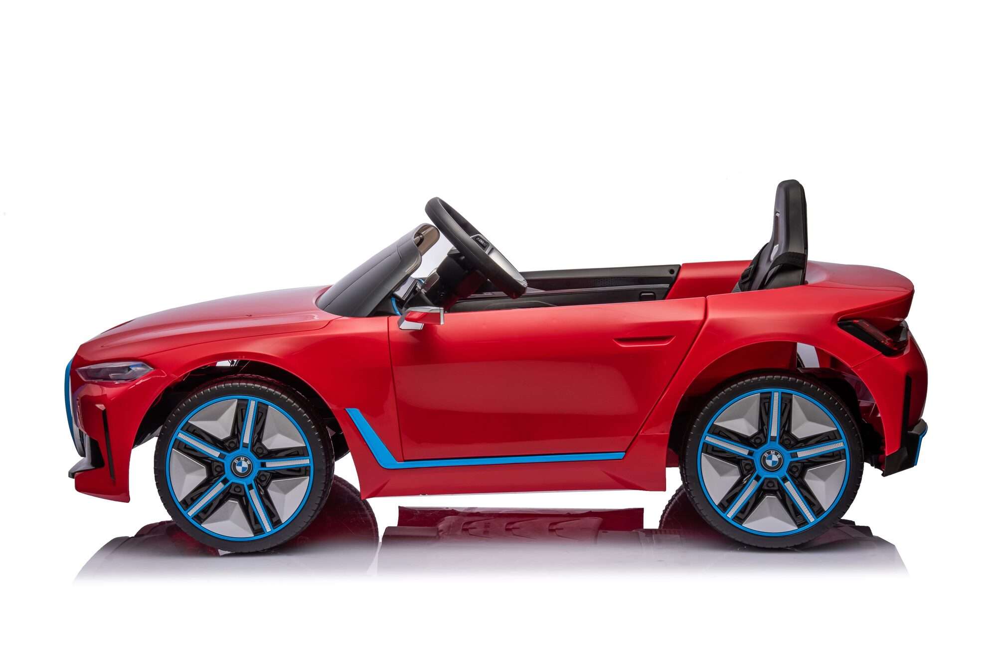 Image du produit : Auto elettrica ufficiale BMW i4 per bambini - Rosso metallizzato (da 3 a 8 anni)