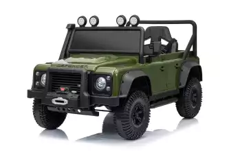 Land Rover Defender 110 SVX, auto elettrica per bambini - Verde militare (da 3 a 8 anni)