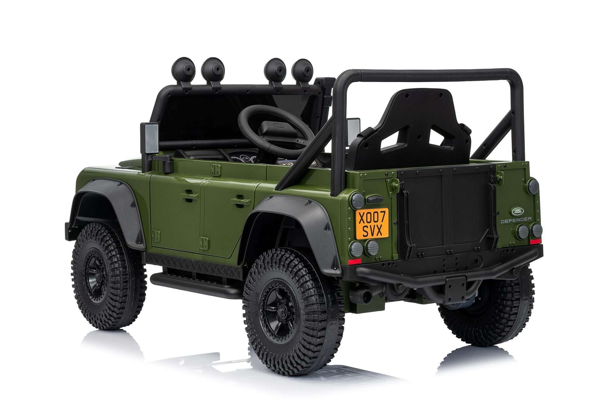 Image du produit : Land Rover Defender 110 SVX, auto elettrica per bambini - Verde militare (da 3 a 8 anni)