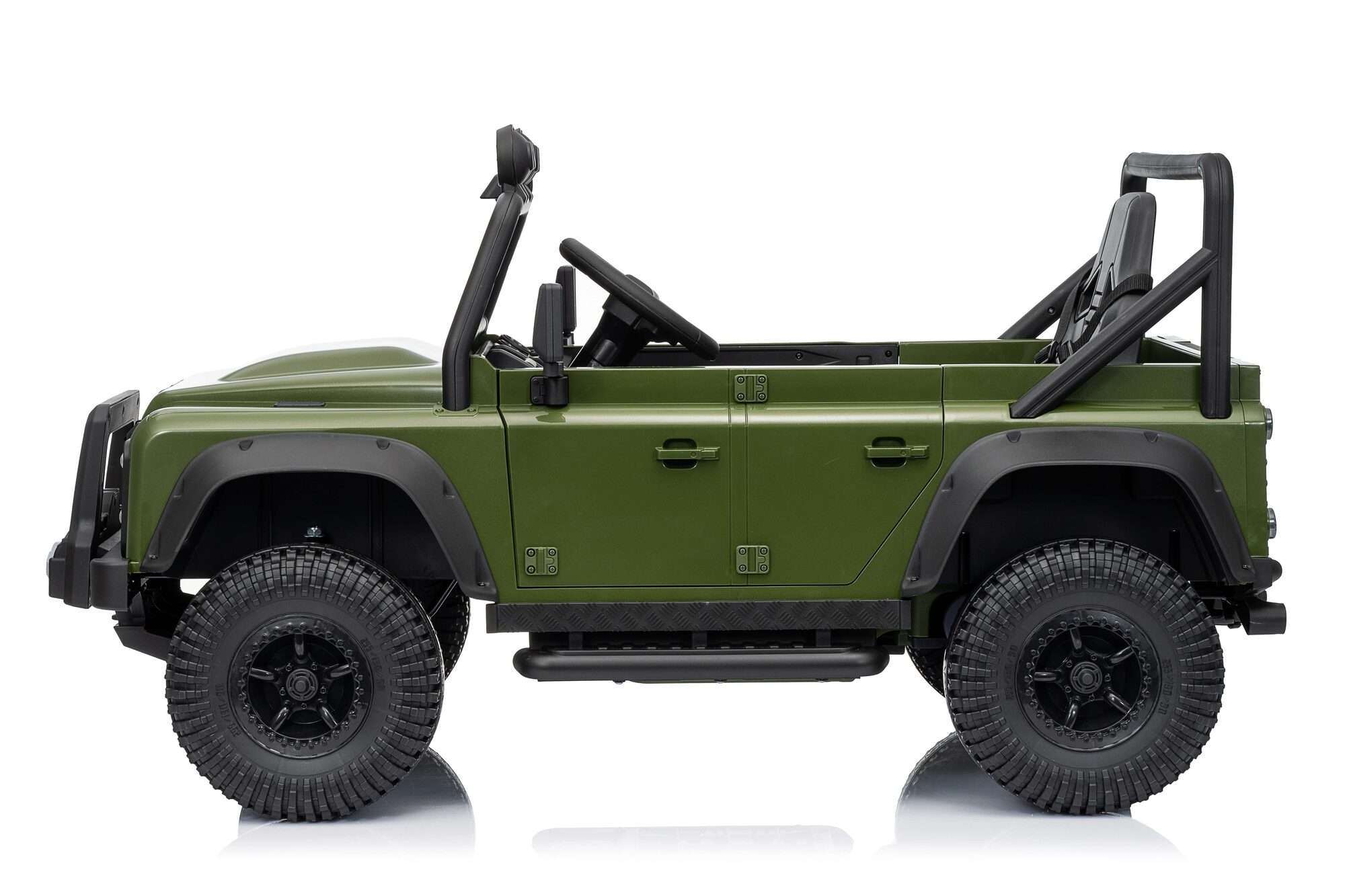 Image du produit : Land Rover Defender 110 SVX, auto elettrica per bambini - Verde militare (da 3 a 8 anni)
