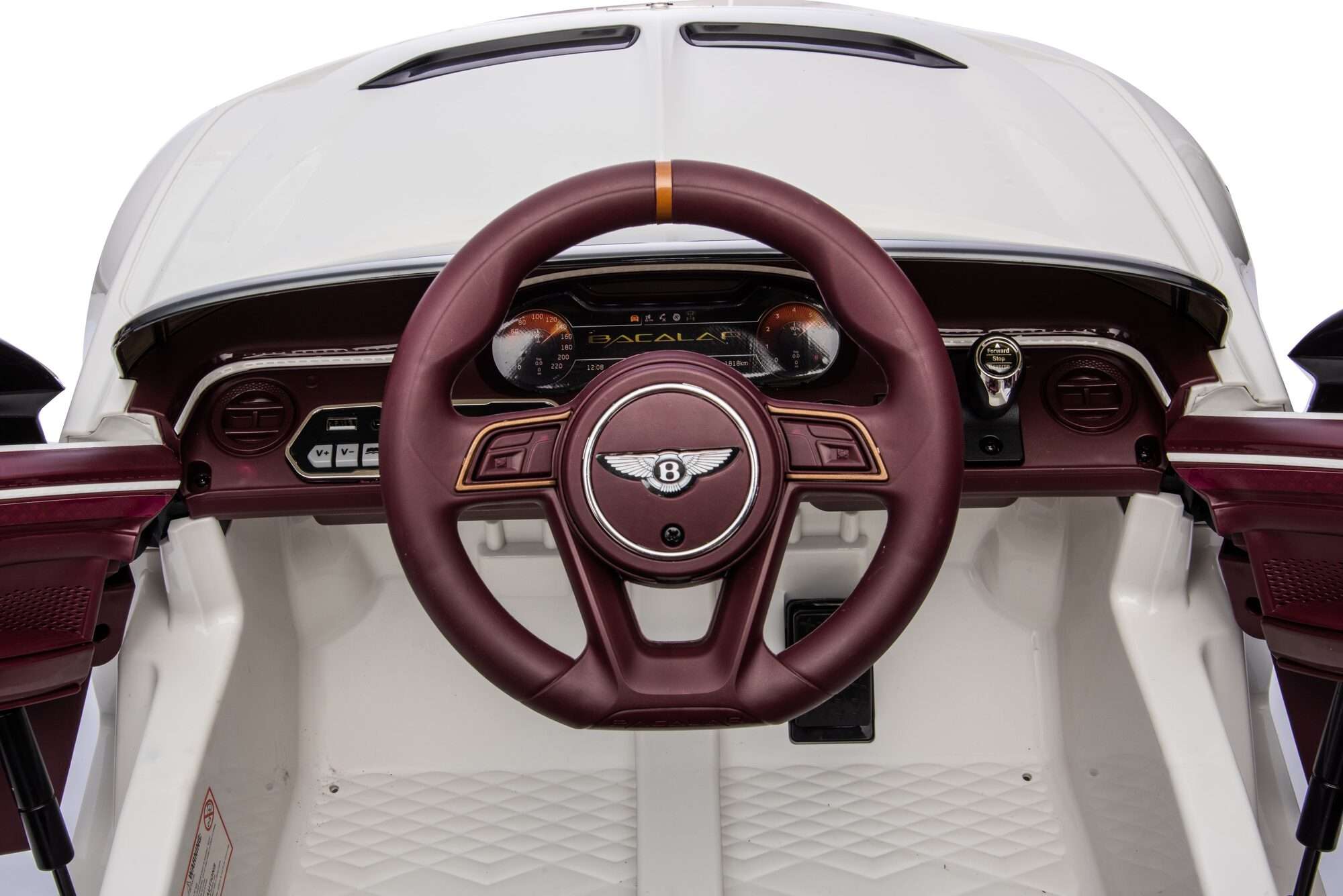Image du produit : Bentley Bacalar Auto elettrica ufficiale per bambini - Bianco (da 3 a 8 anni)
