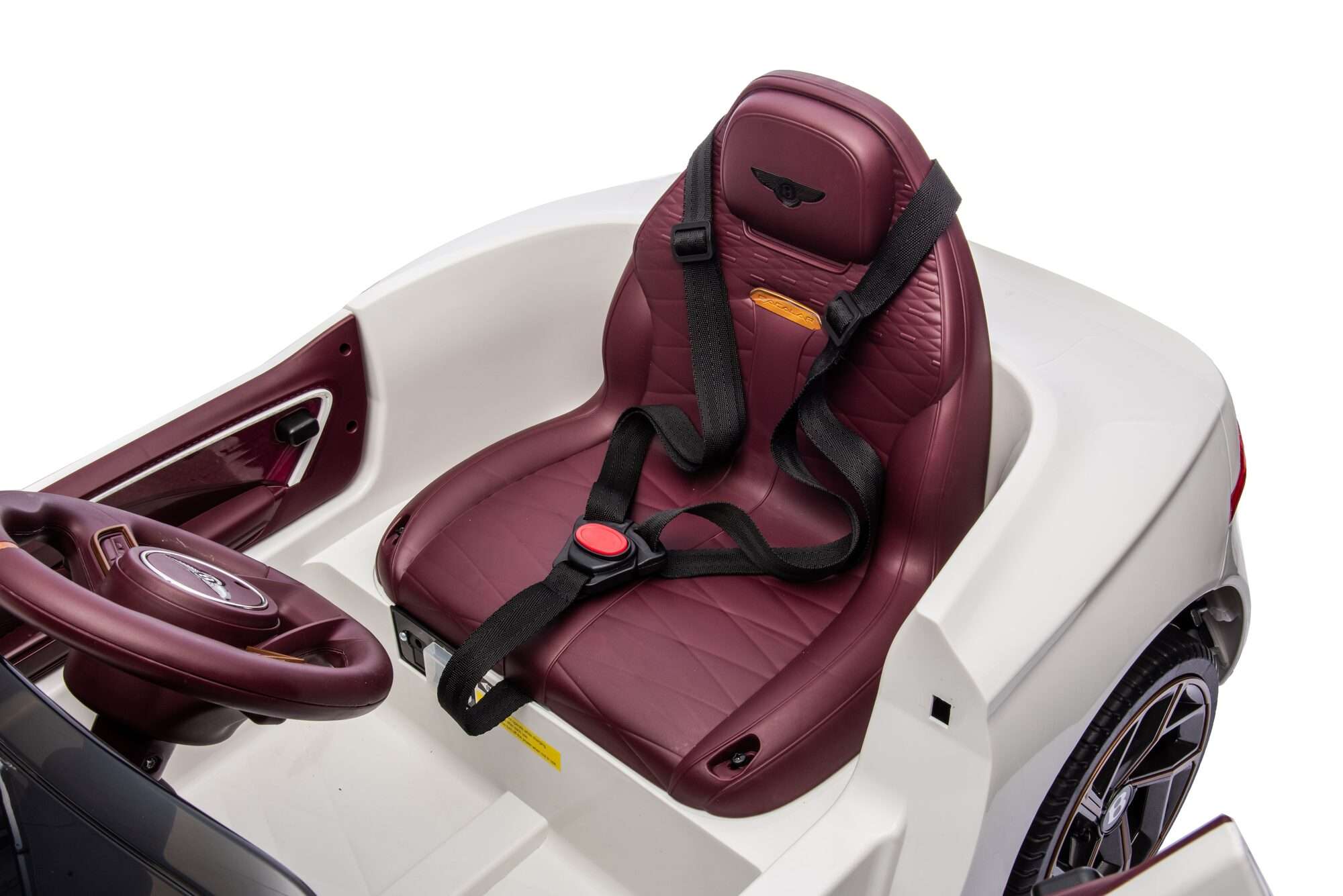 Image du produit : Bentley Bacalar Auto elettrica ufficiale per bambini - Bianco (da 3 a 8 anni)