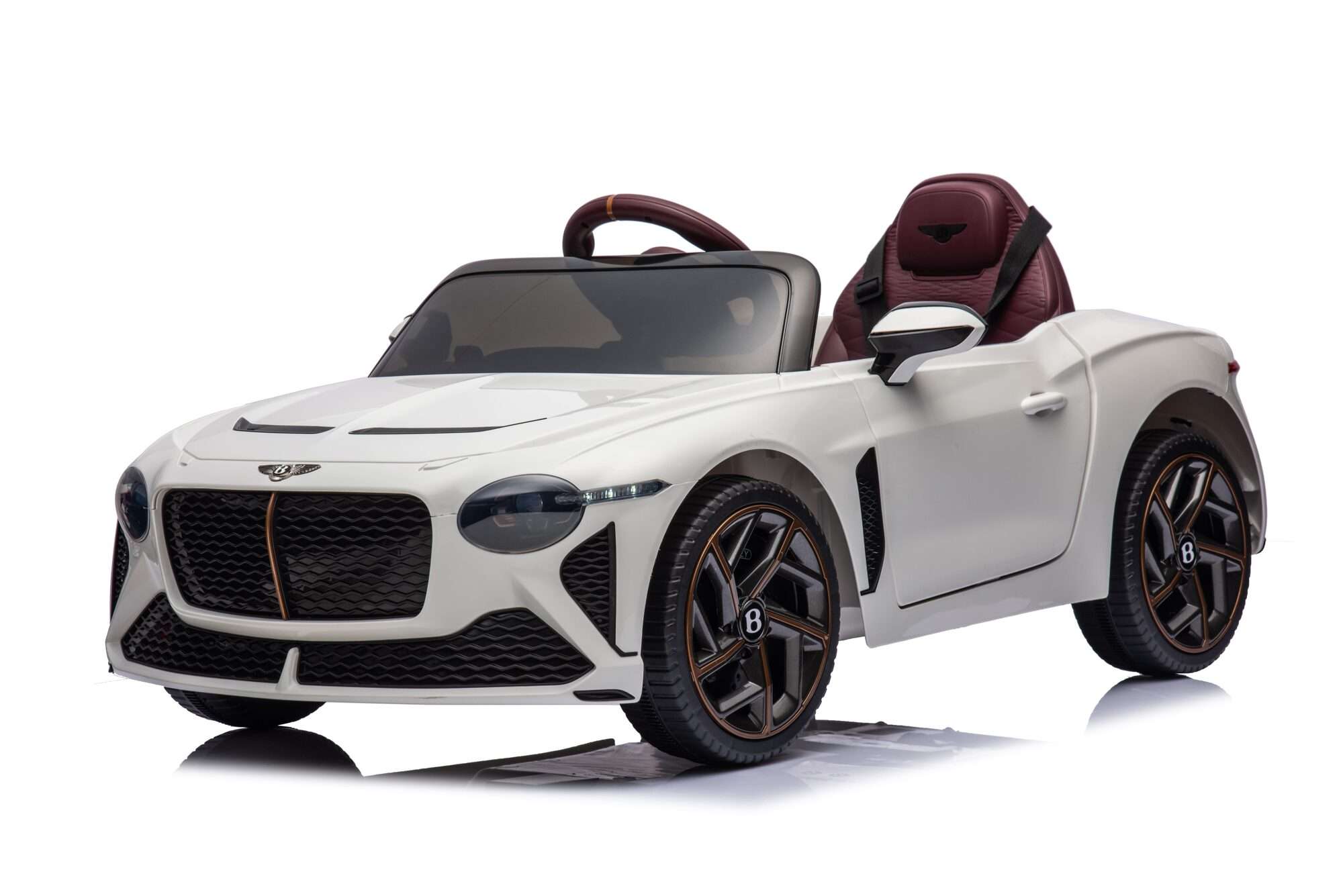 Image du produit : Bentley Bacalar Auto elettrica ufficiale per bambini - Bianco (da 3 a 8 anni)