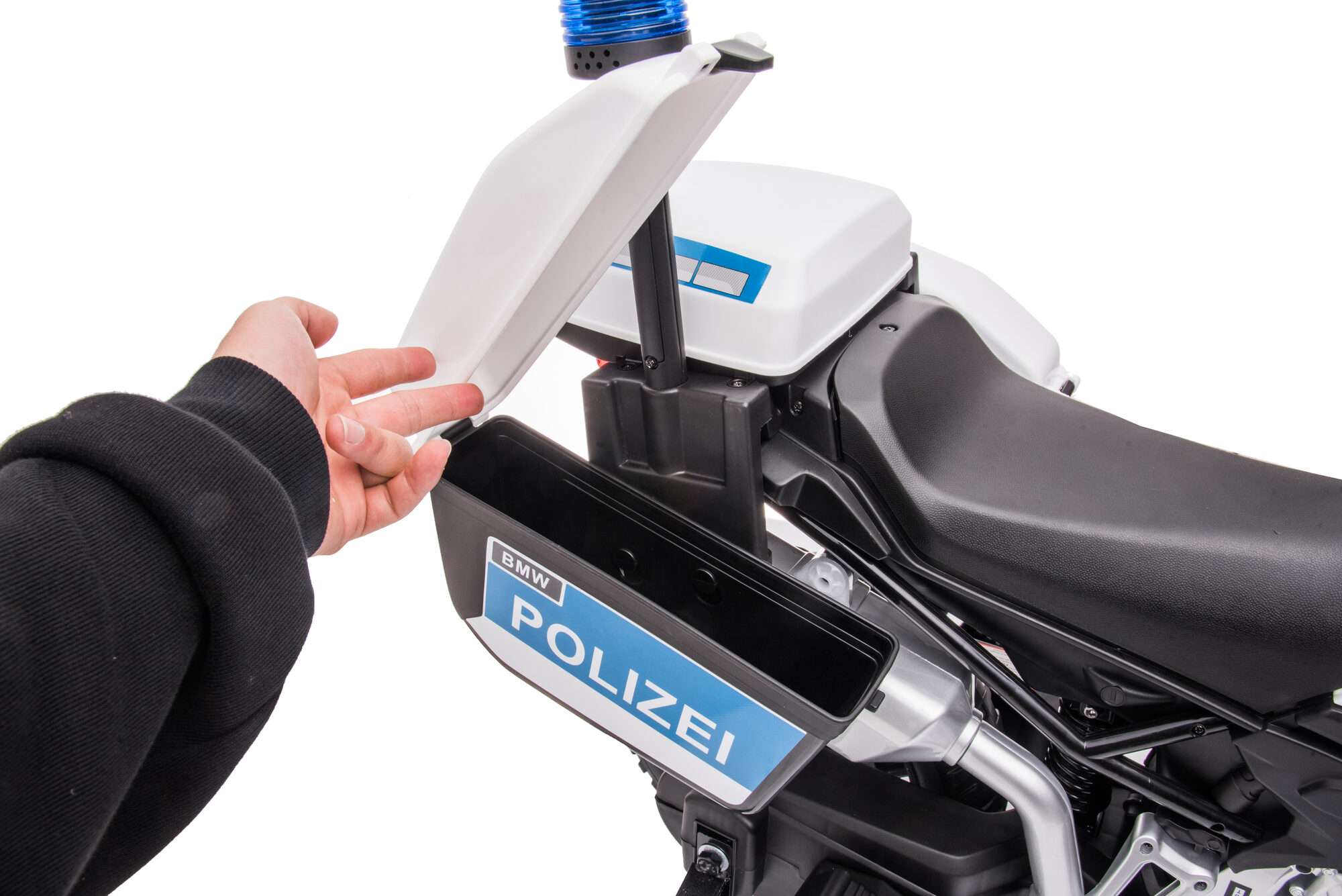 Image du produit : BMW F850 GS Police Motorbike per bambini - Moto elettrica cavalcabile (3-8 anni)
