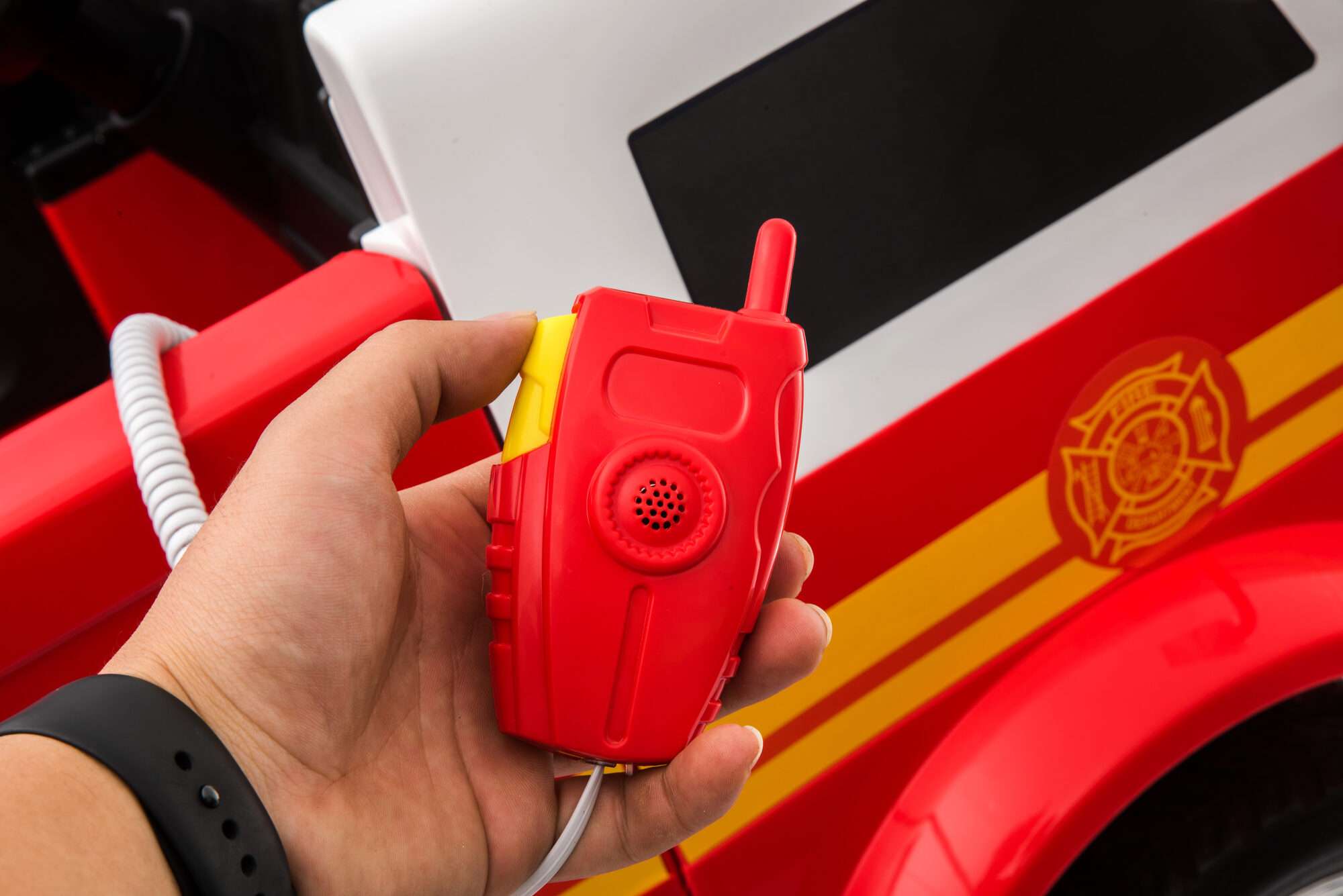 Image du produit : Camion dei pompieri con luce di allarme antincendio (3-8 anni)