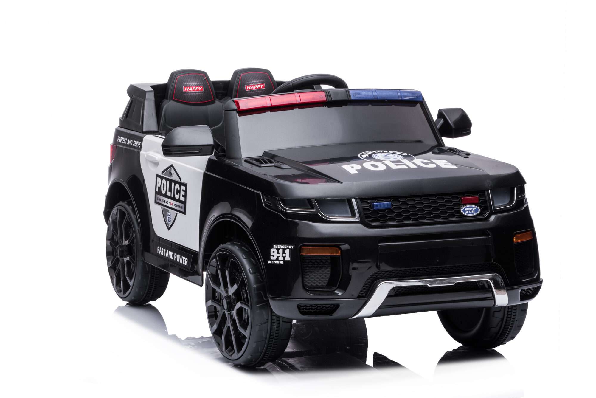 Image du produit : Auto della polizia di colore nero (3-8 anni)