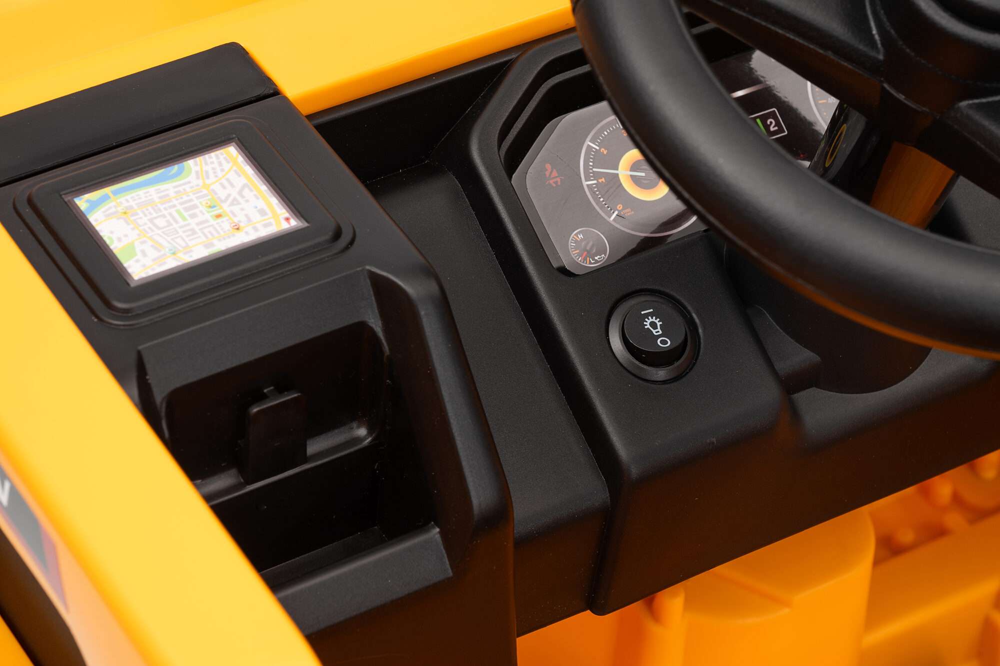 Image du produit : Camion da cantiere con microfono di colore giallo (3-8 anni)