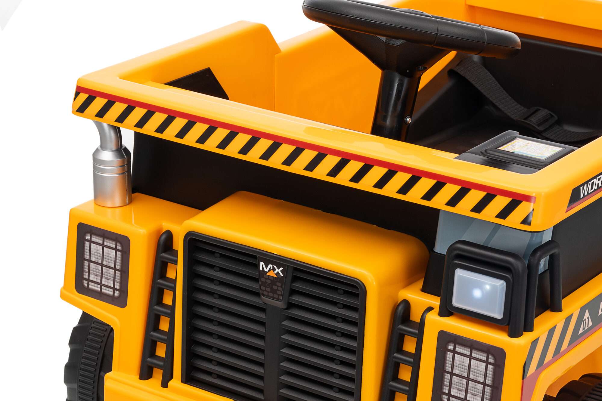 Image du produit : Camion da cantiere con microfono di colore giallo (3-8 anni)