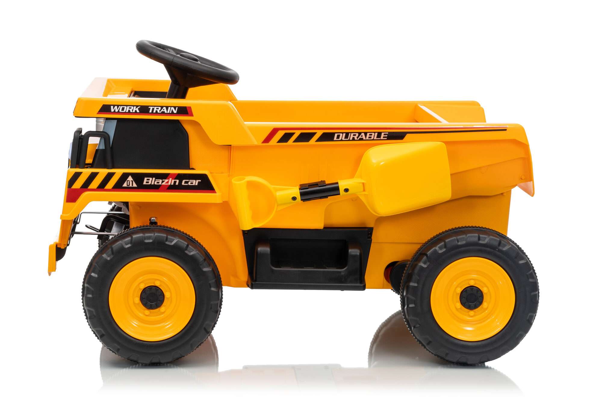 Image du produit : Camion da cantiere con microfono di colore giallo (3-8 anni)