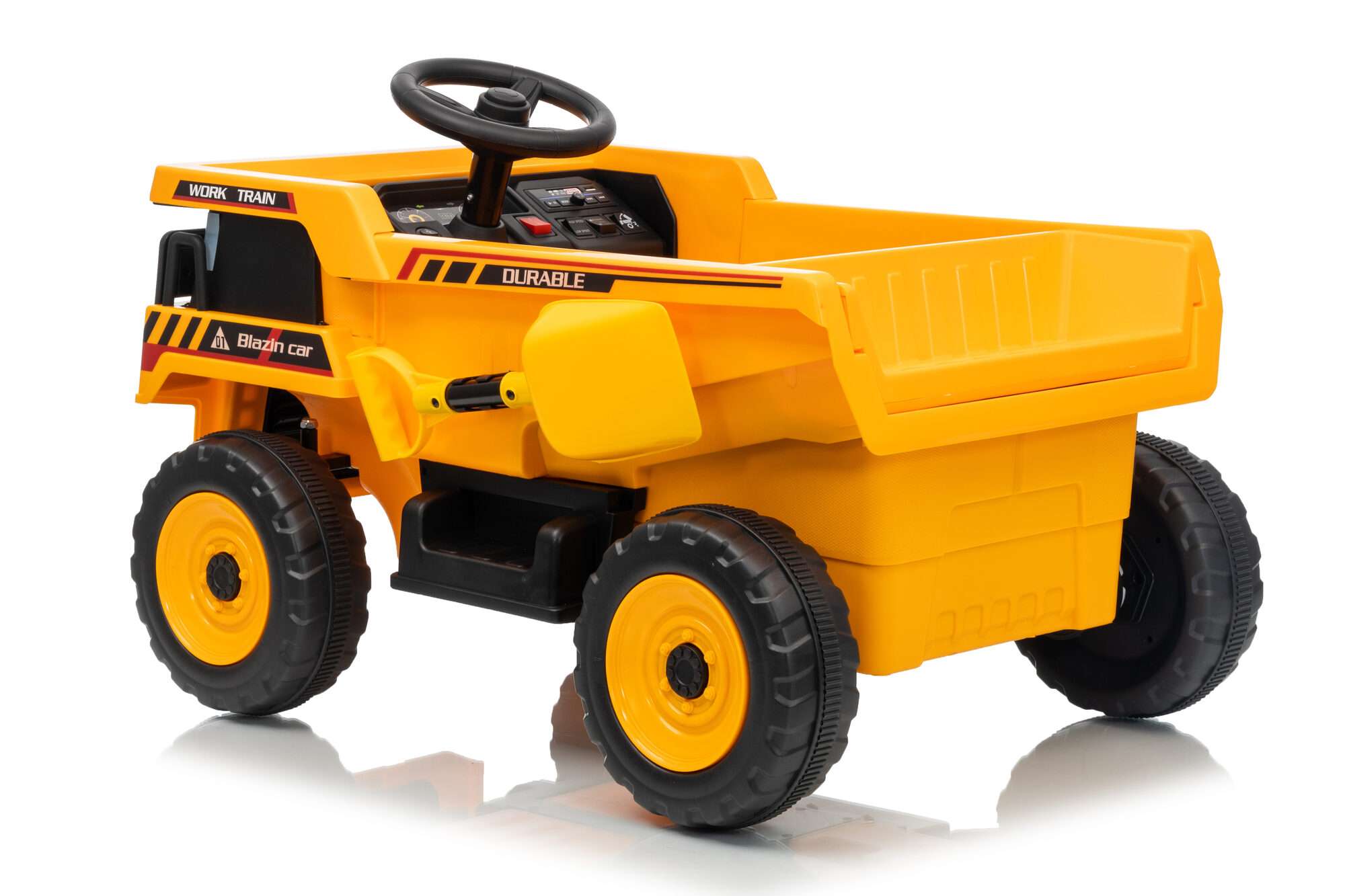 Image du produit : Camion da cantiere con microfono di colore giallo (3-8 anni)