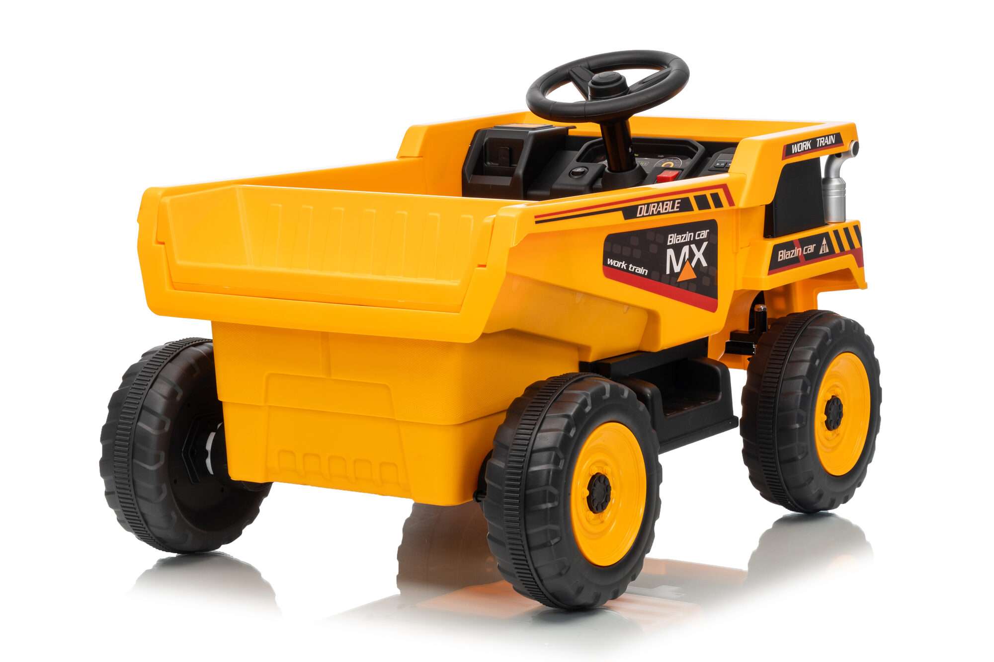 Image du produit : Camion da cantiere con microfono di colore giallo (3-8 anni)