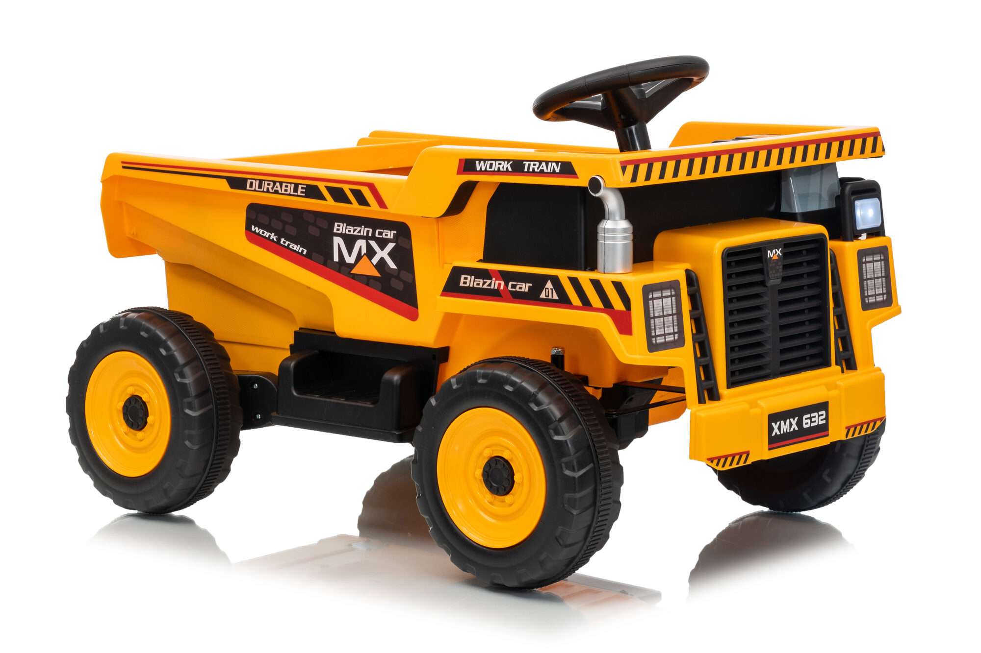 Image du produit : Camion da cantiere con microfono di colore giallo (3-8 anni)