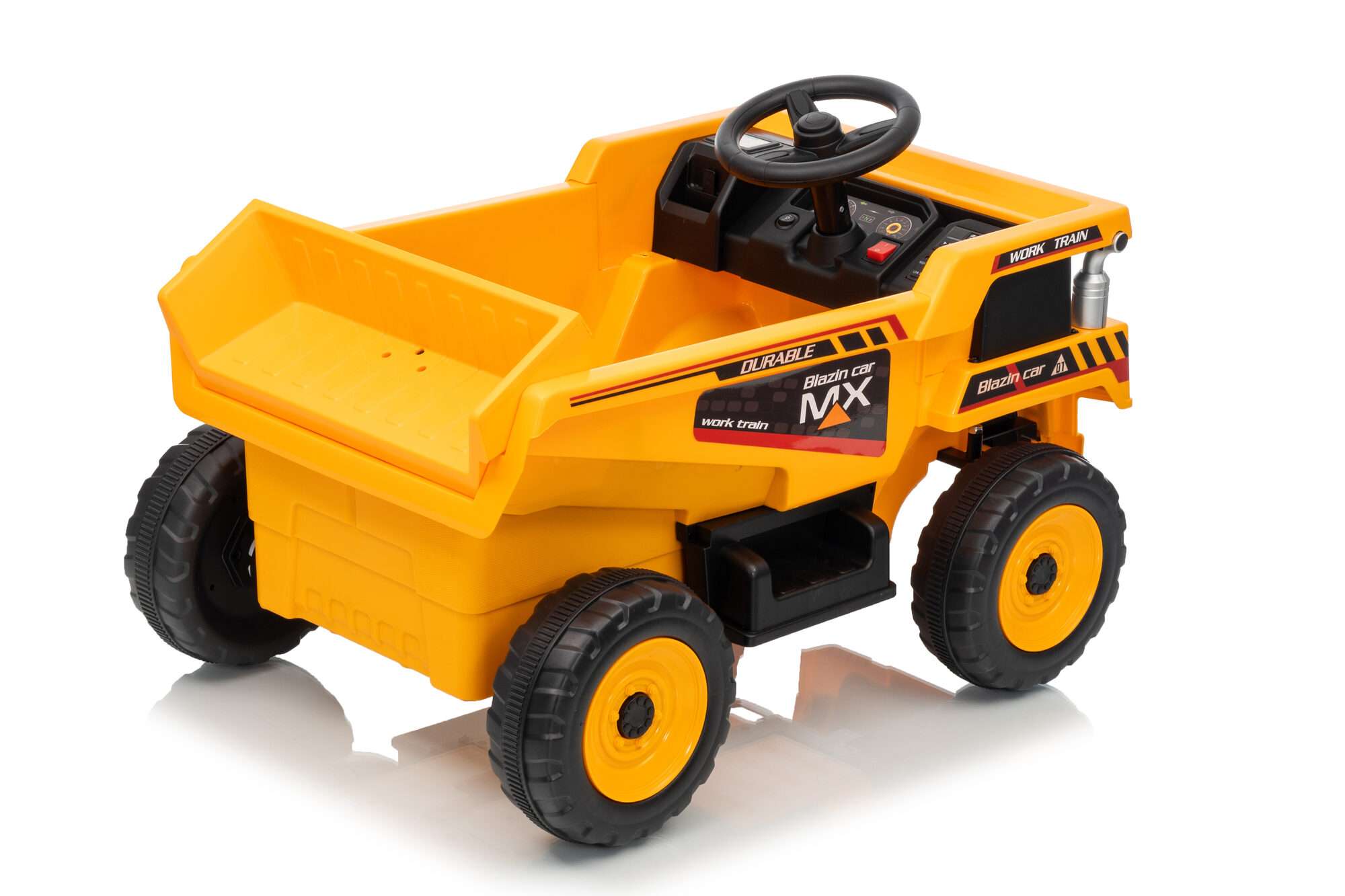 Image du produit : Camion da cantiere con microfono di colore giallo (3-8 anni)