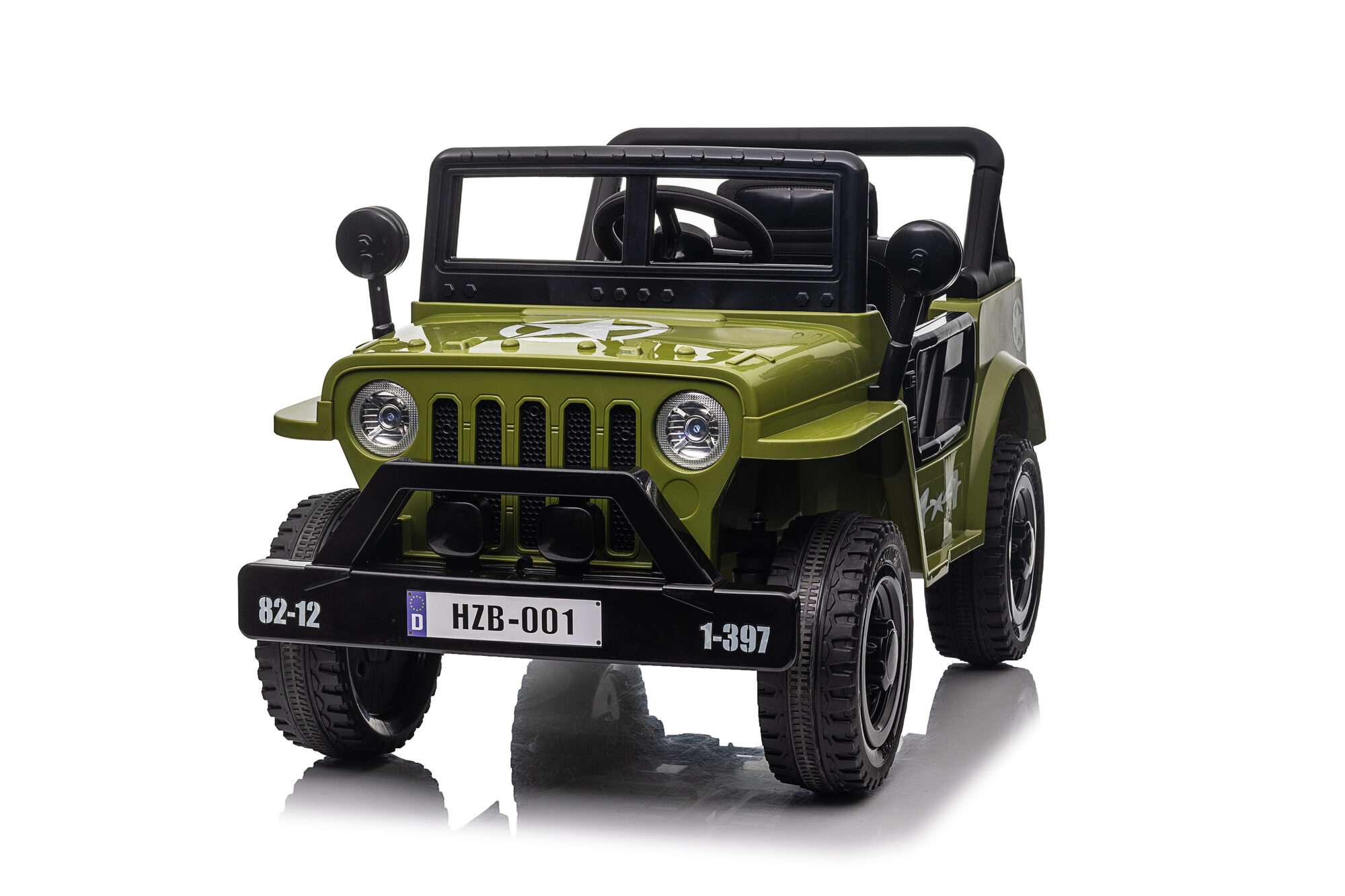 Image du produit : Jeep di colore verde (3-8 anni)