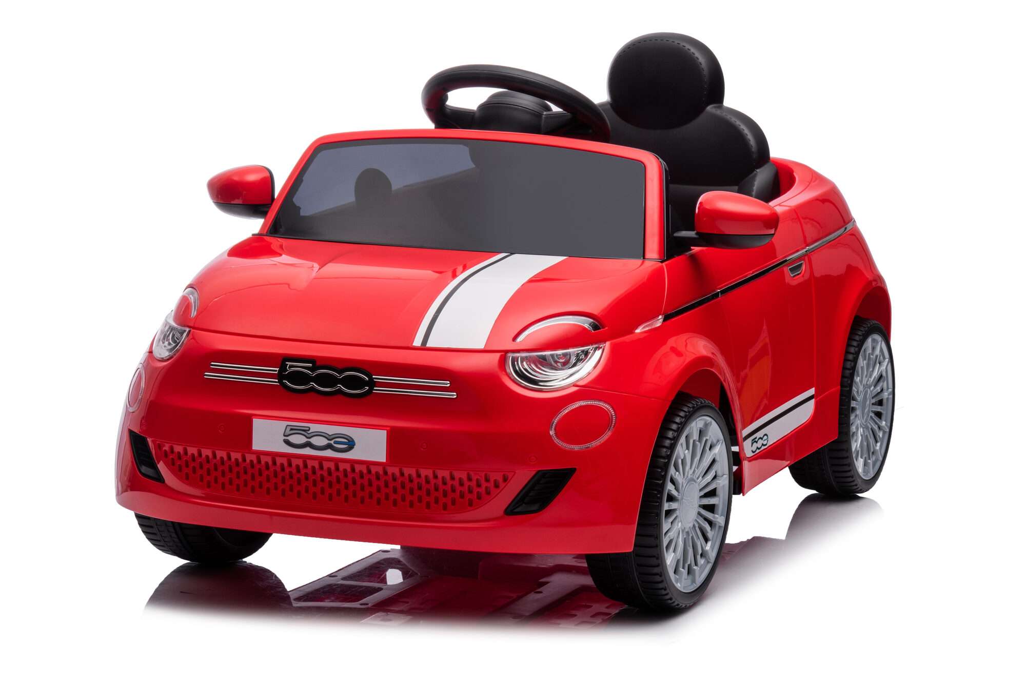 Image du produit : Fiat 500 (2015) in licenza d'uso di colore rosso (3-8 anni)