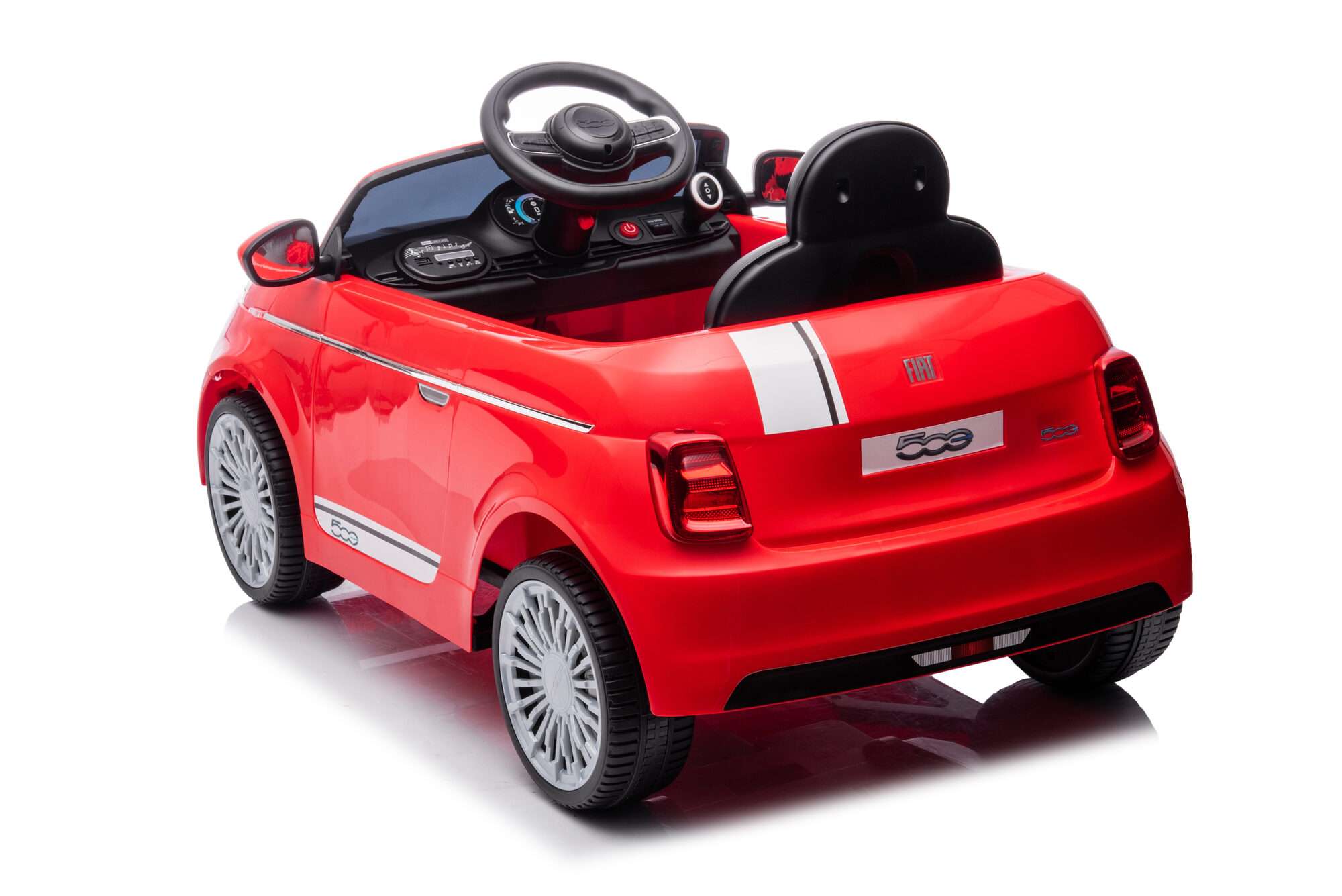 Image du produit : Fiat 500 (2015) in licenza d'uso di colore rosso (3-8 anni)