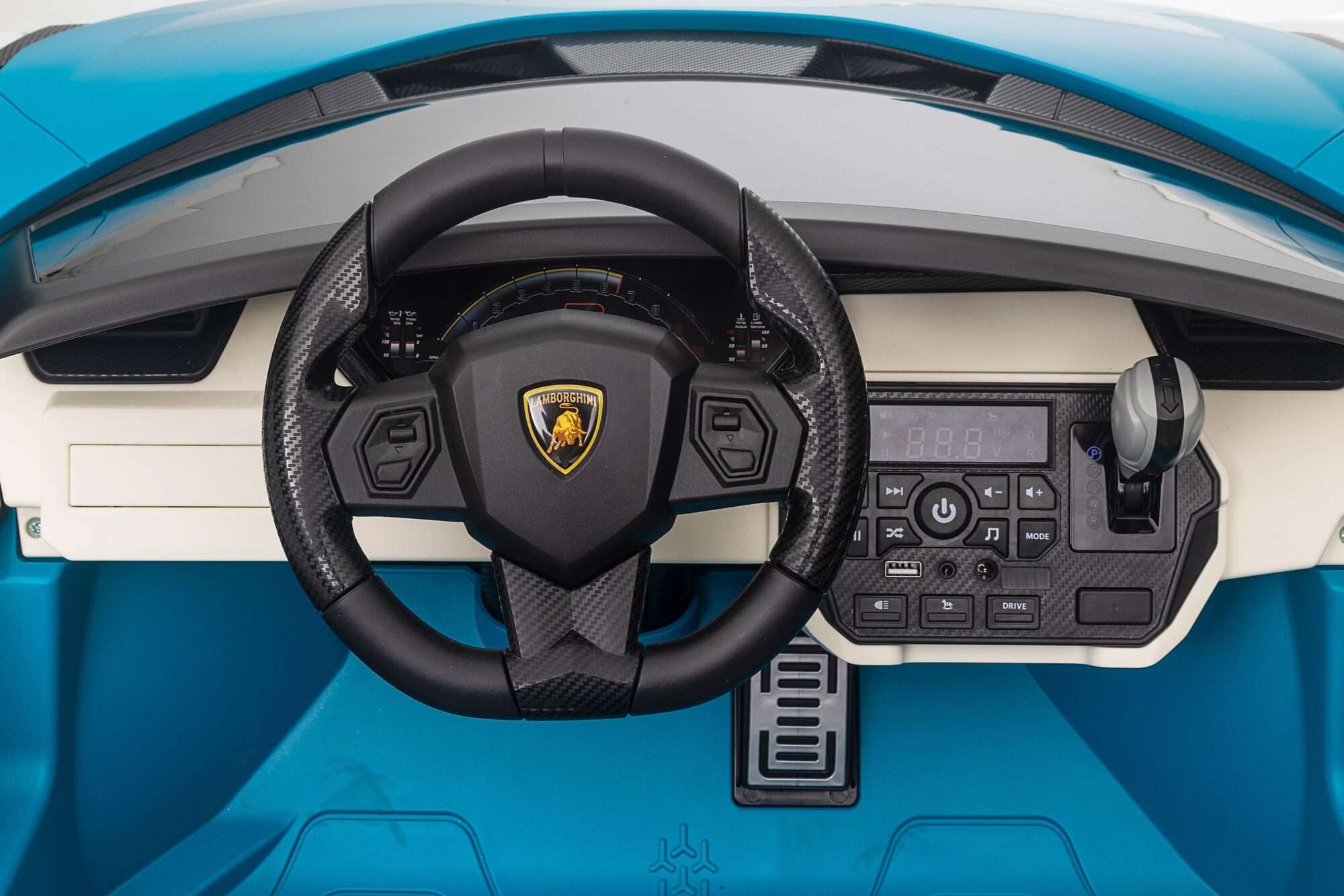 Image du produit : Lamborghini Sian con licenza in colore blu (3-8 anni)