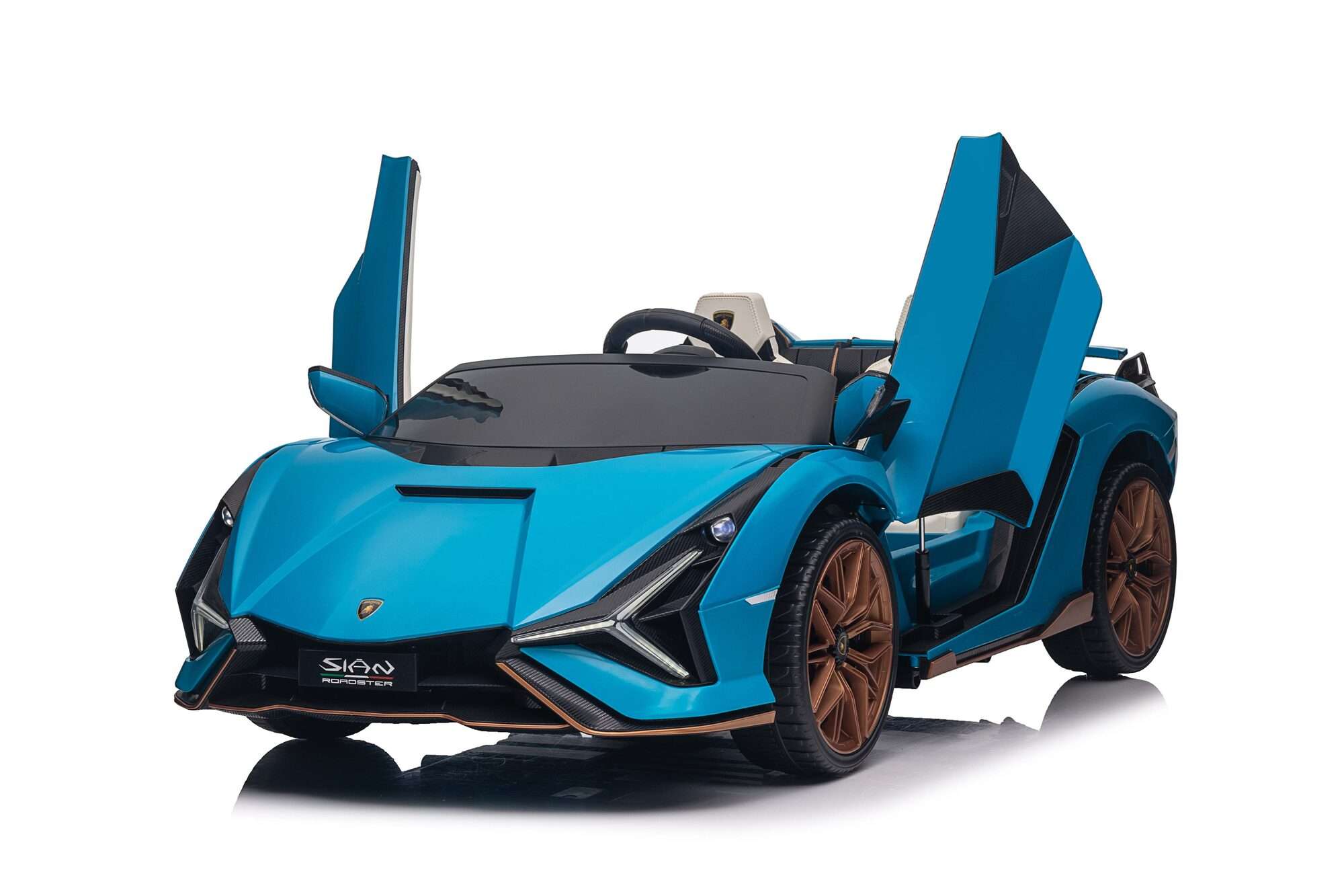 Image du produit : Lamborghini Sian con licenza in colore blu (3-8 anni)