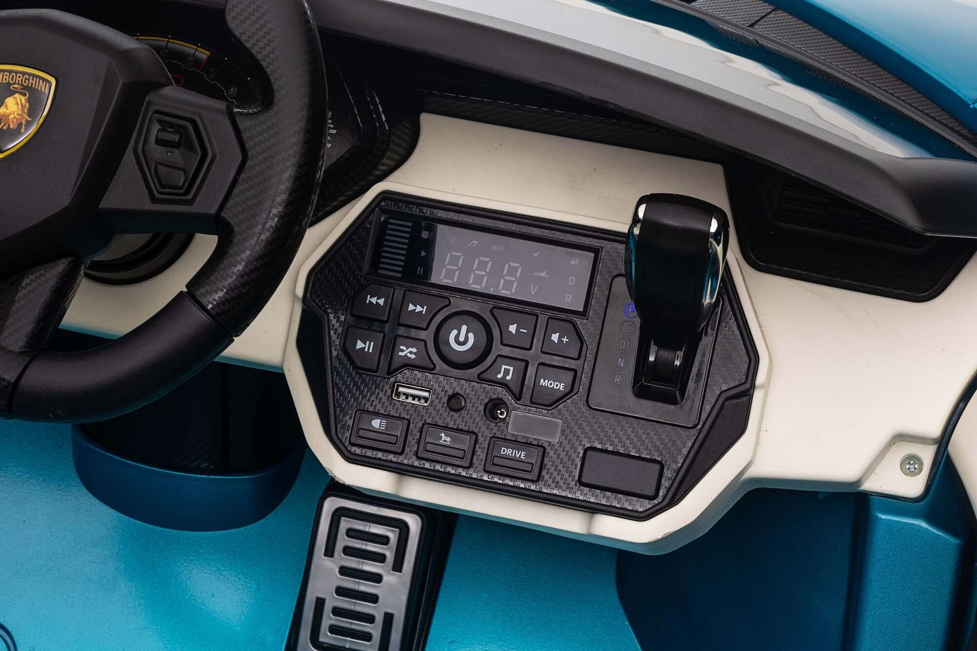 Image du produit : Lamborghini Sian con licenza in colore blu (3-8 anni)