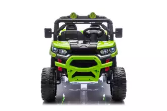 Camion da cantiere con benna ribaltabile elettrica di colore rosso (3-8 anni)