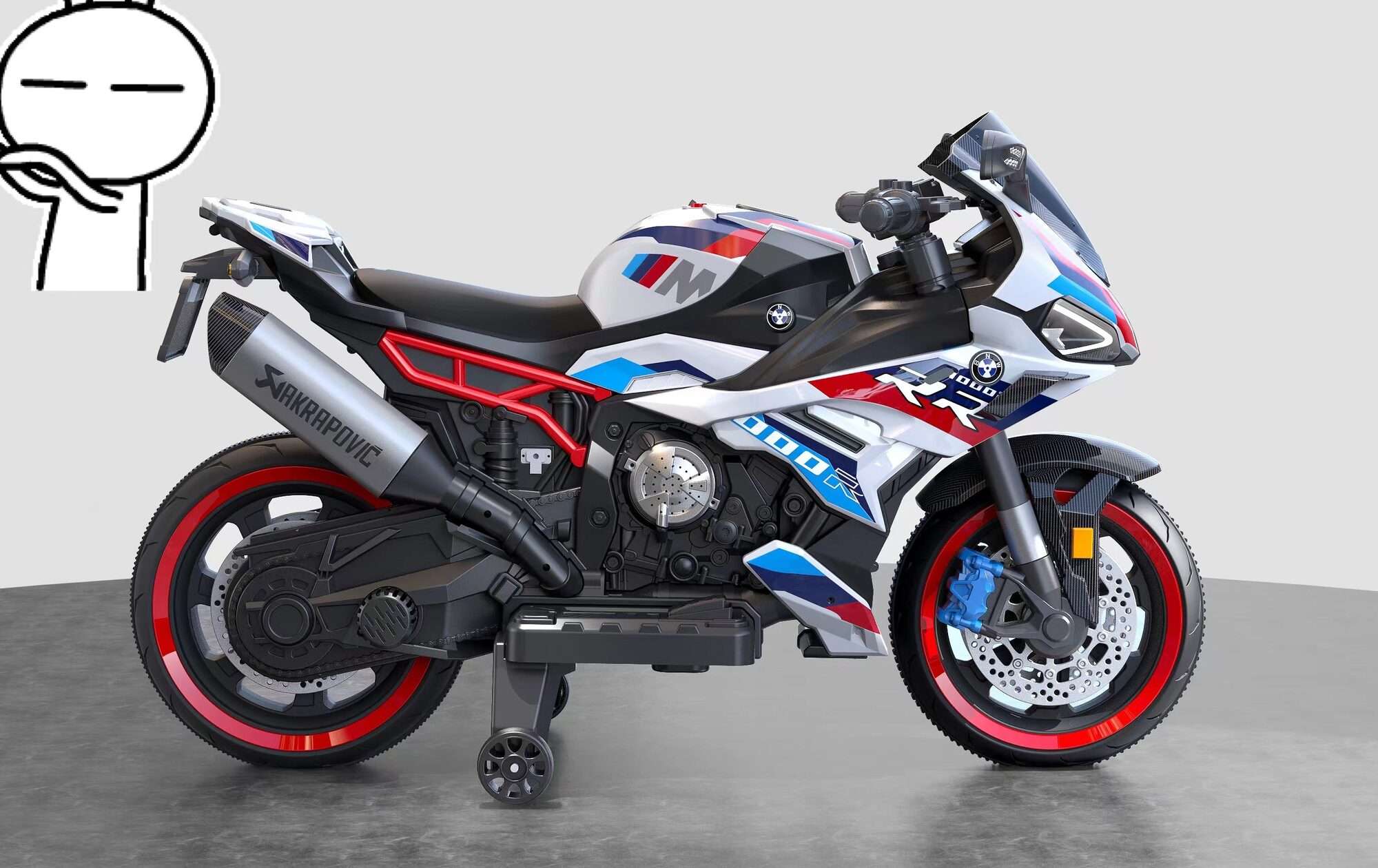 Image du produit : Moto per 2 persone (3-8 anni)