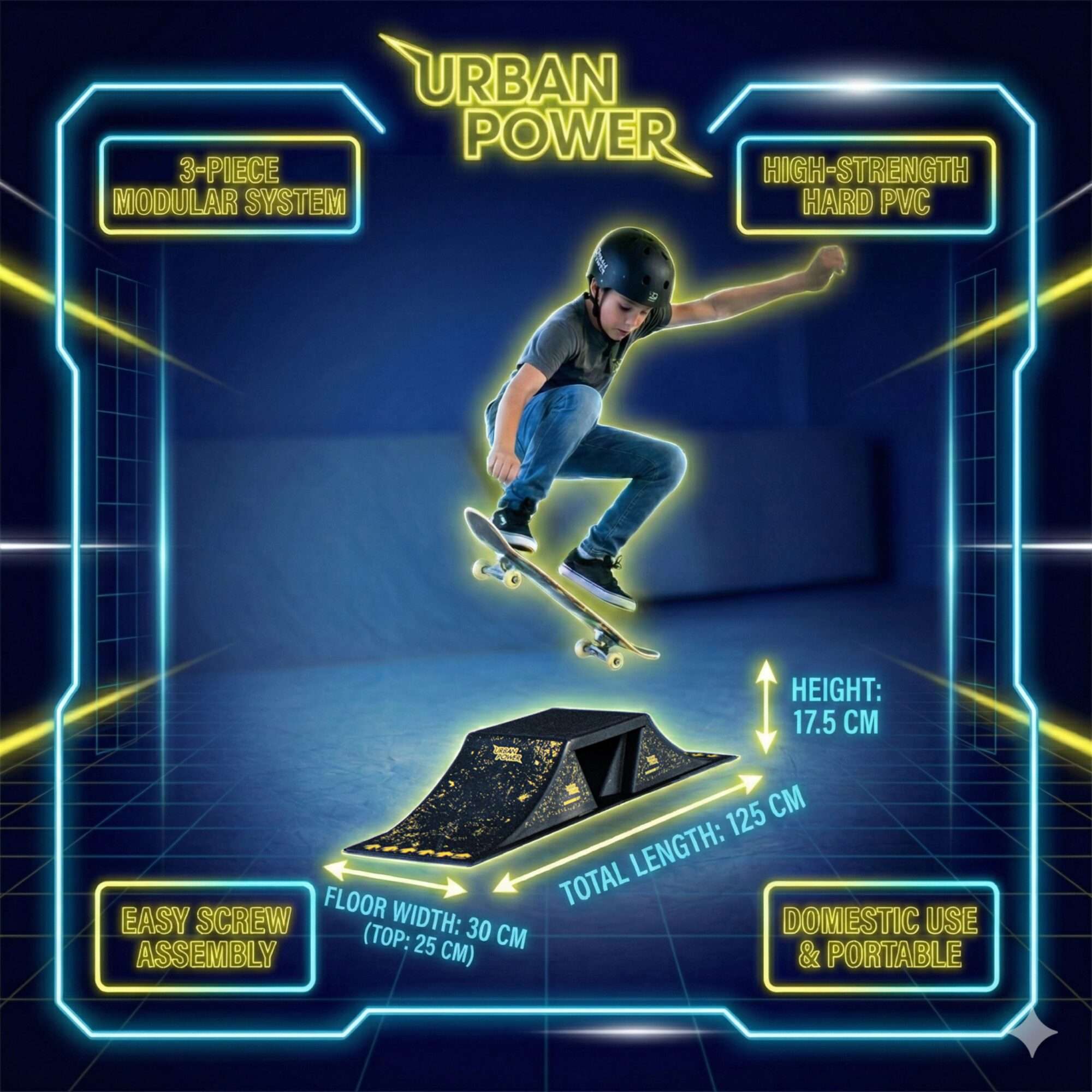 Image du produit : Doppia rampa per skateboard