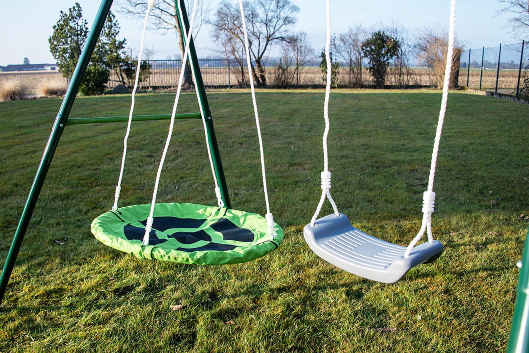 Image du produit : Altalene a due livelli con canestro da basket