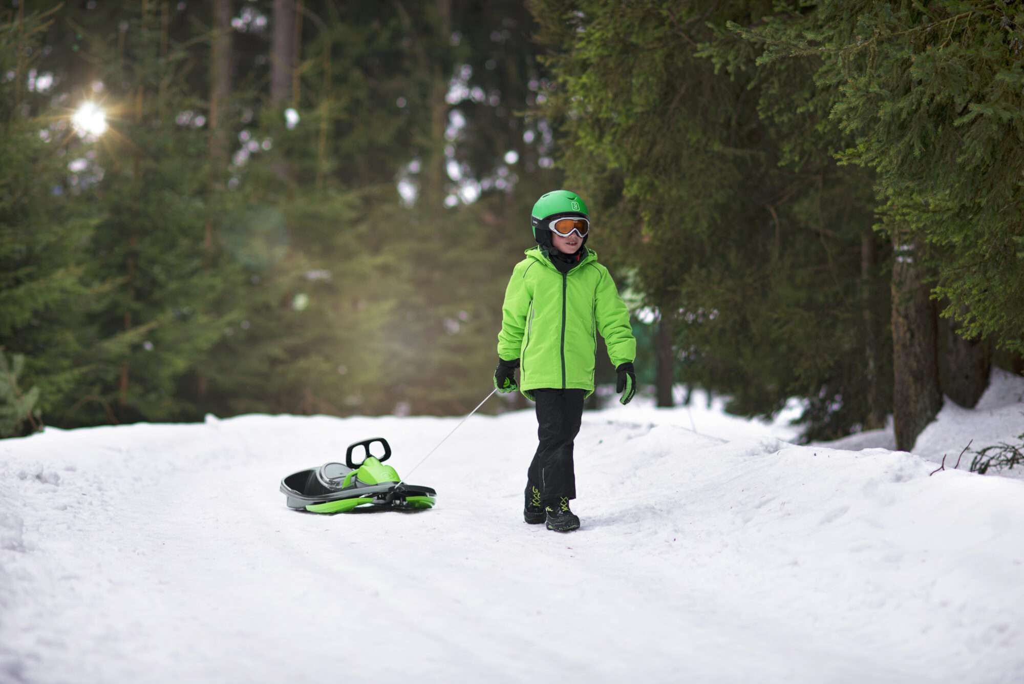 Image du produit : Slitta con volante per bambini e adulti