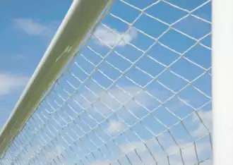 Rete da calcio BICOLOR - 7,32 x 2,44 x 2 x 2 m - 4 mm