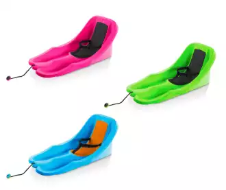 Slitta per bambini con cintura di sicurezza - Tempo Snow TGX-250 - Scelta di colori!