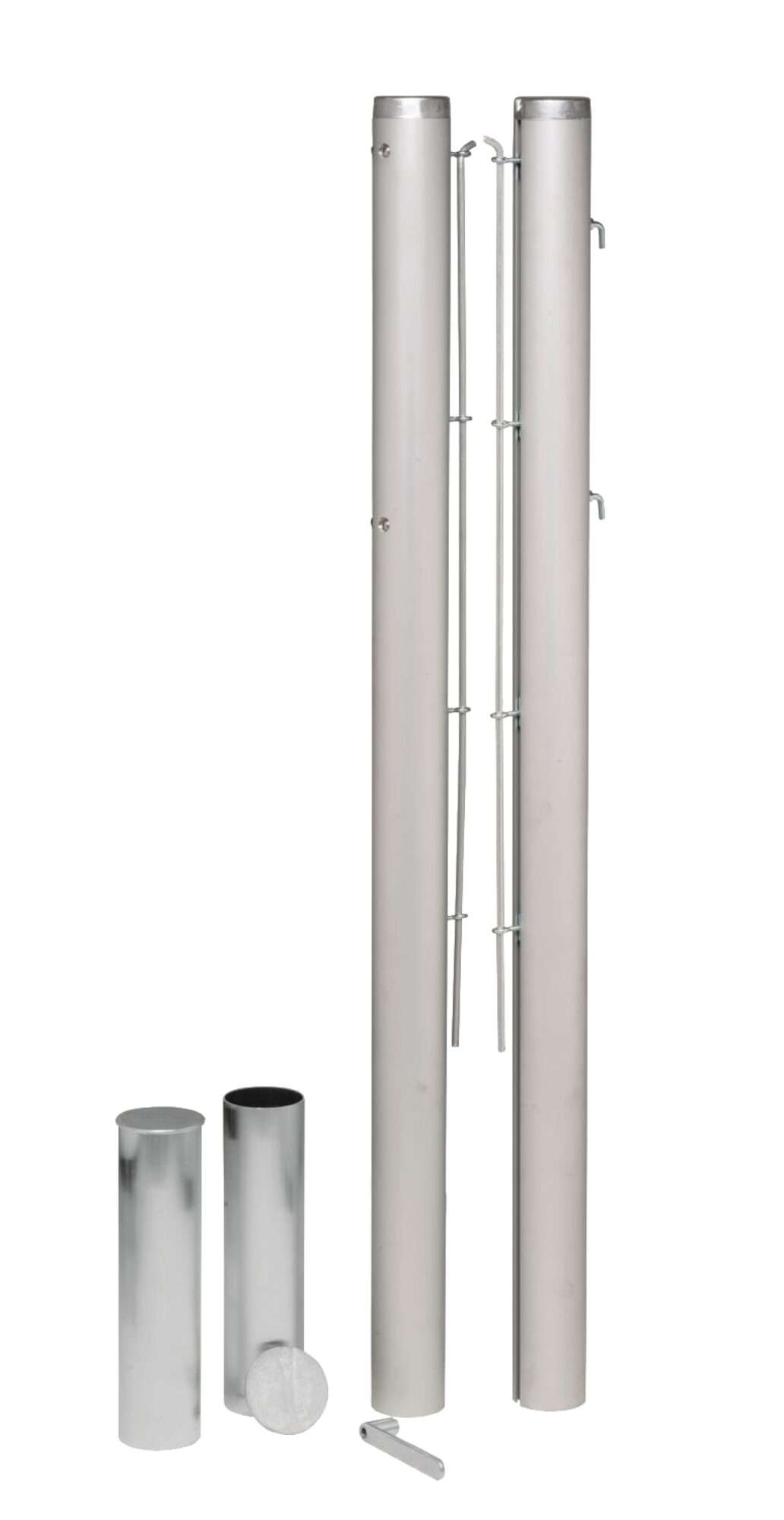 Image du produit : Impianto Tennis rotondo - alluminio ( Plastificato bianco)