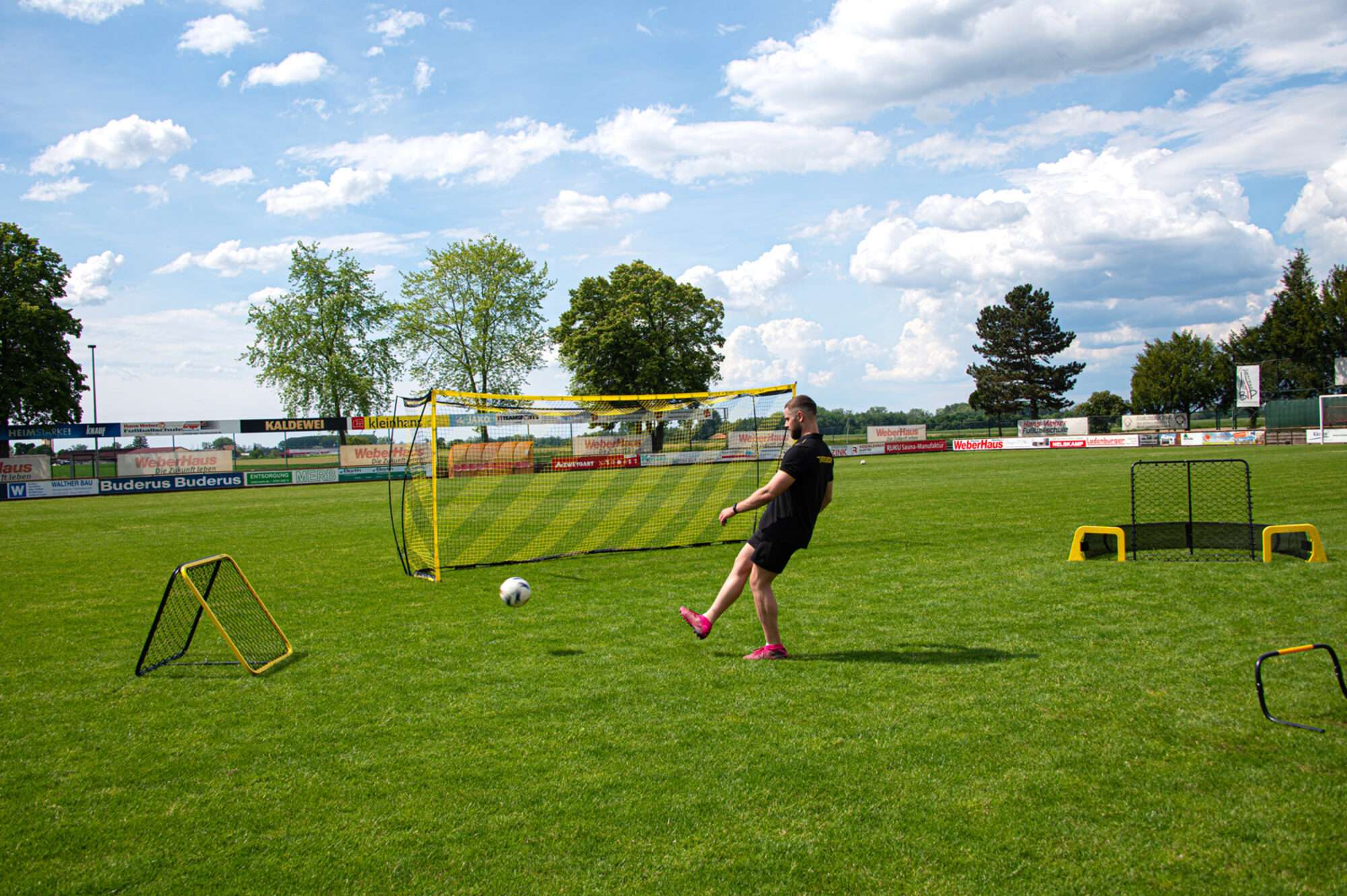 Image du produit : Deluxe Rebounder - RIMBALZATORE 180 x 120 cm regolabile