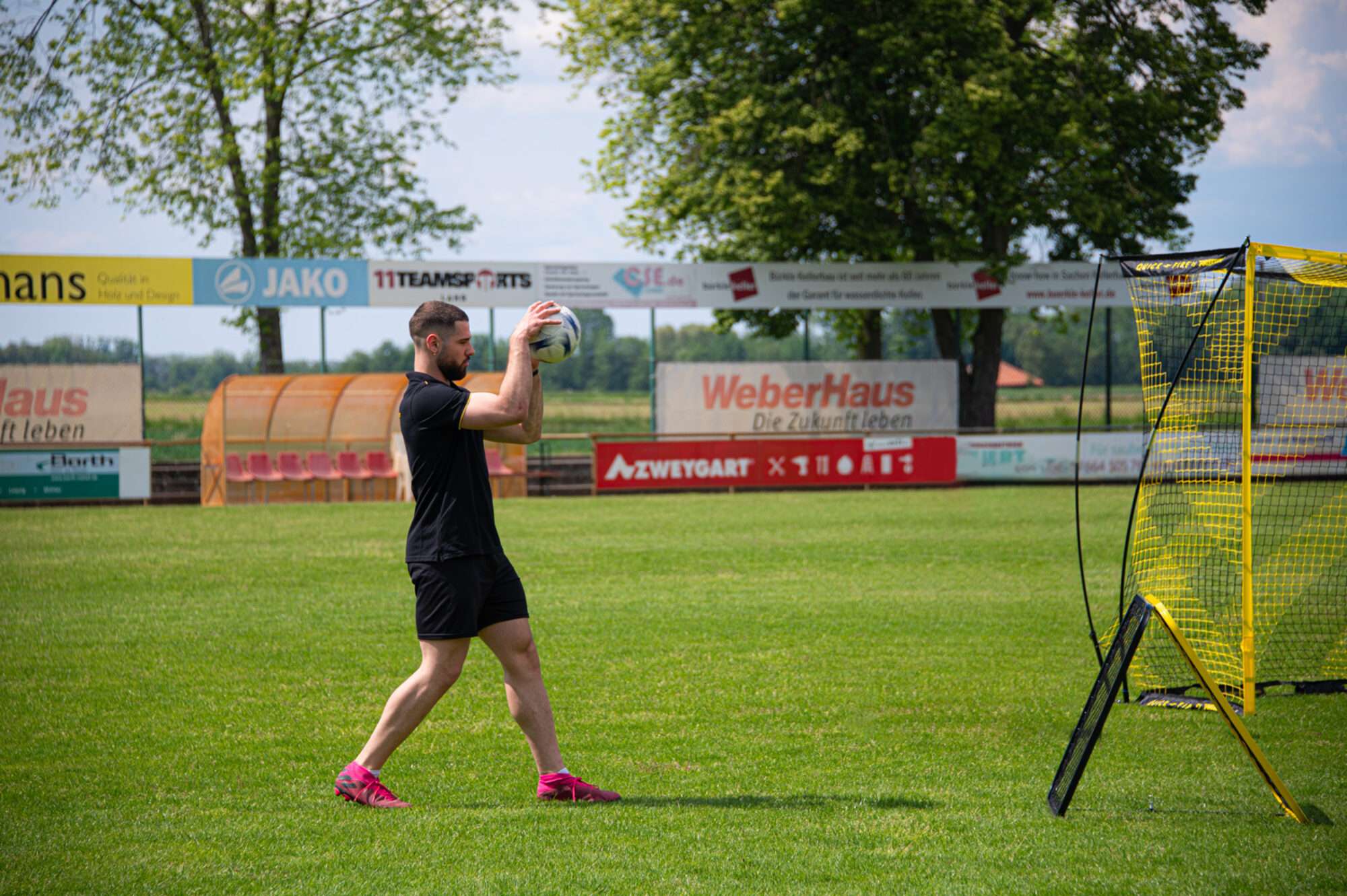 Image du produit : Deluxe Rebounder - RIMBALZATORE 180 x 120 cm regolabile