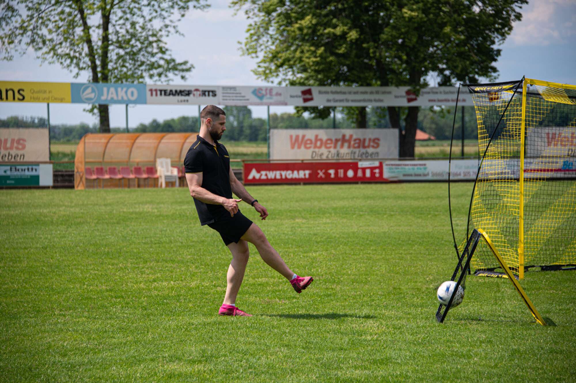 Image du produit : Deluxe Rebounder - RIMBALZATORE 180 x 120 cm regolabile