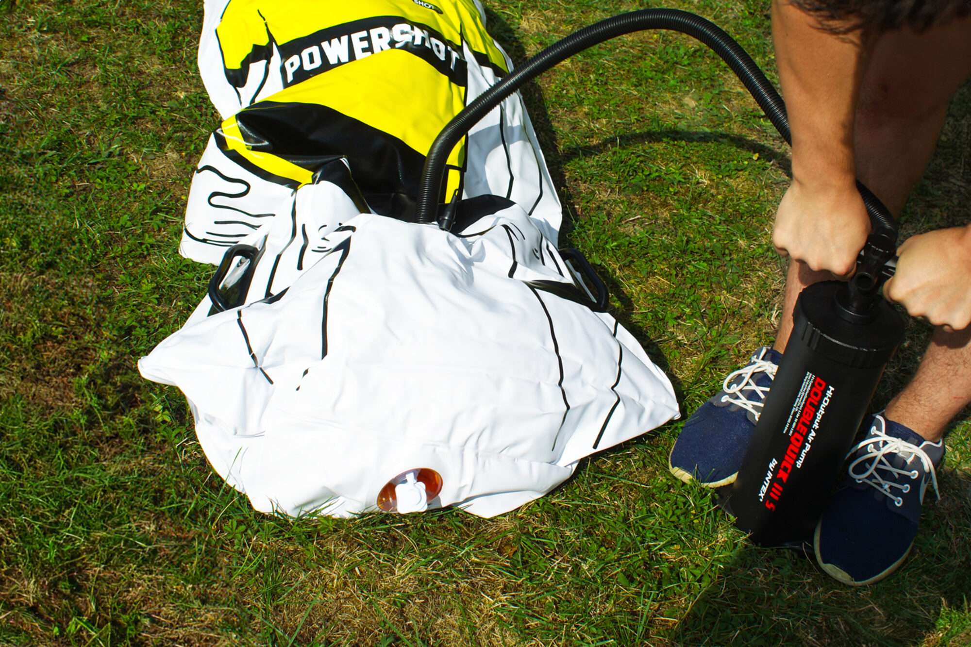 Image du produit : Pompa Manuale per Sagoma Gonfiabile Calcio