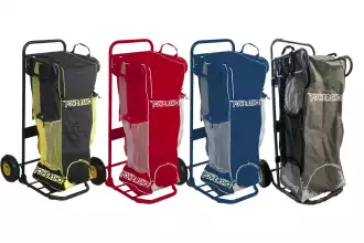 Carrello di allenamento Powershot - Robusto carrello di trasporto per palloni e attrezzature di allenamento