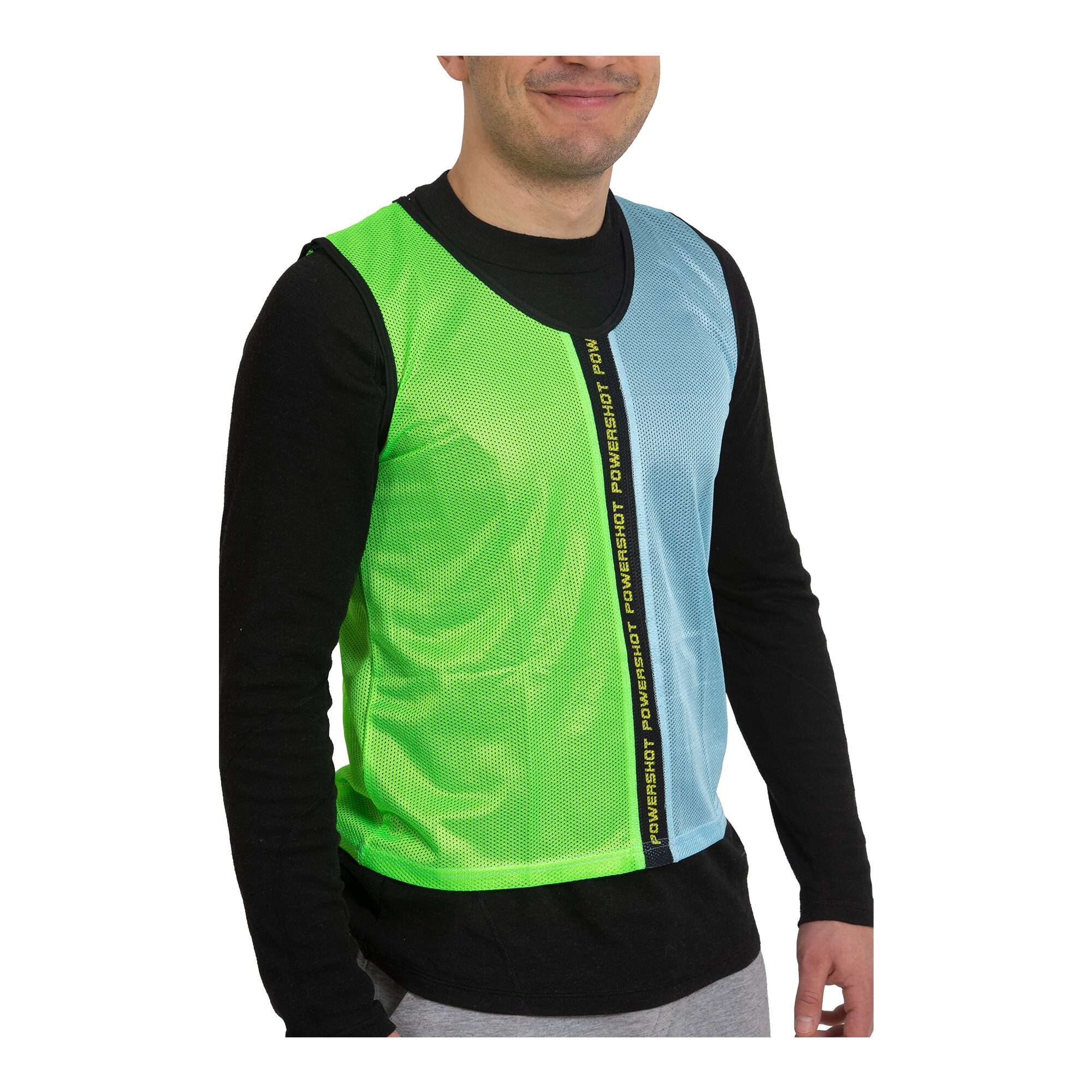 Image du produit : Lot de 12 chasubles bicolores POWERSHOT - Taille Enfant