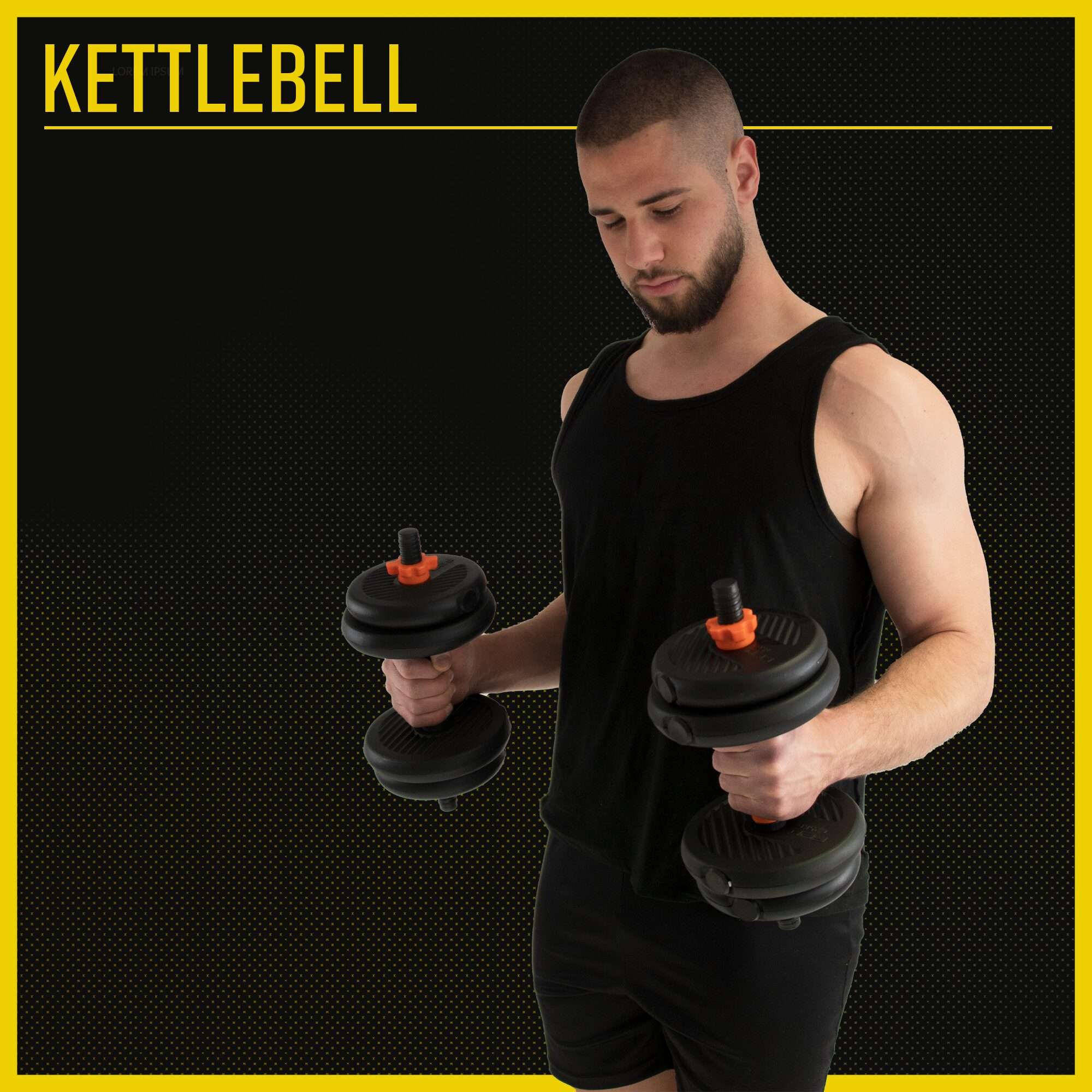 Image du produit : Kit per bodybuilding - 2 x 5 / 7,5 o 10 kg