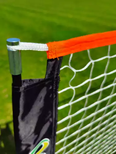 Set Rete Calcio-Tennis Universale 3x0,8 Metri – Piani In Ferro, Mini Campo Portatile