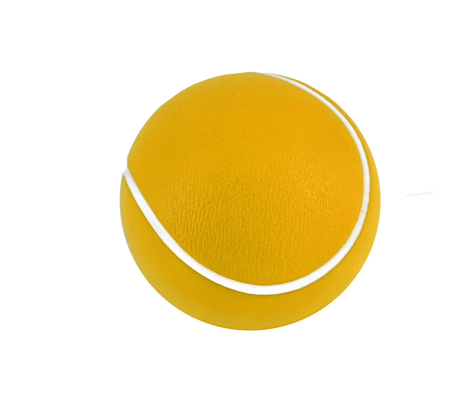 Image du produit : Balle de tennis en mousse 6.3cm, Jaune et blanc