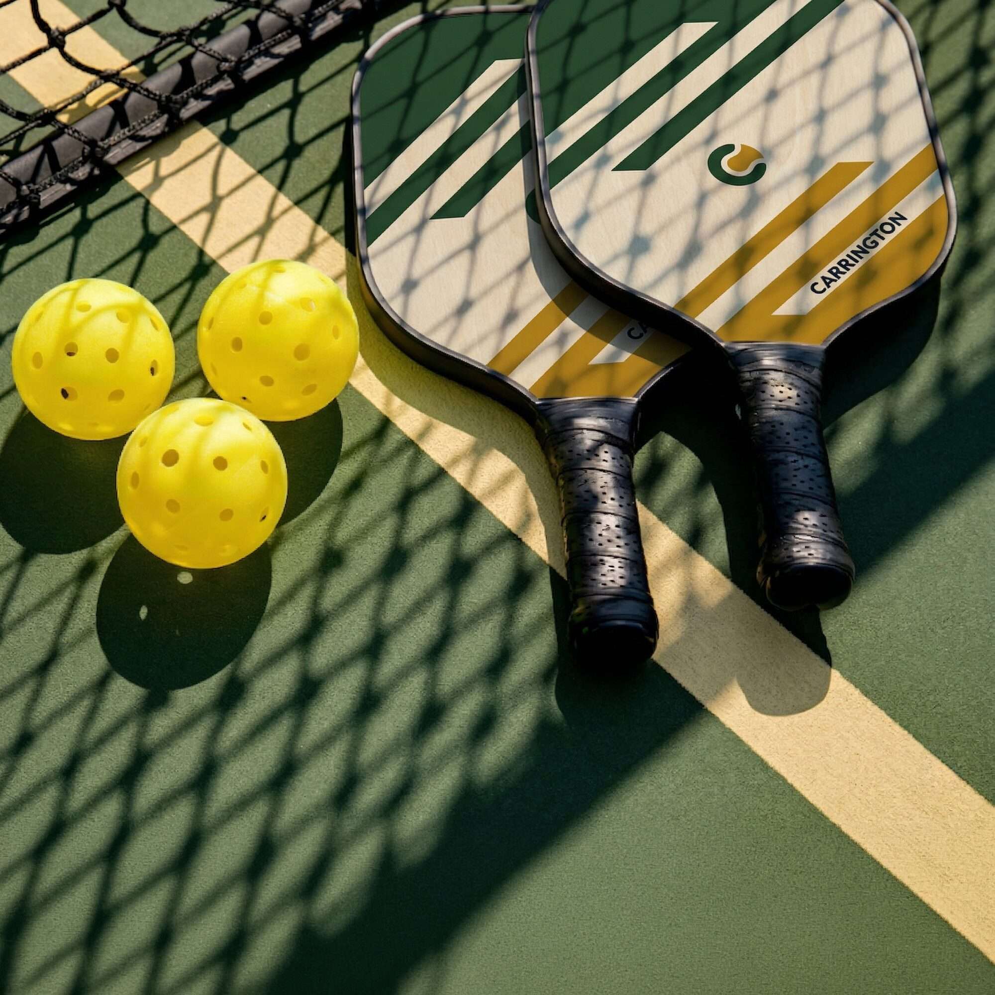 Image du produit : Pickleball - Racchetta e palla di legno (set di 2)