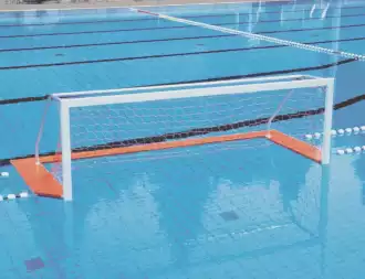 COPPIA DI PORTE DA PALLANUOTO REGOLAMENTARI GALLEGGIANTI